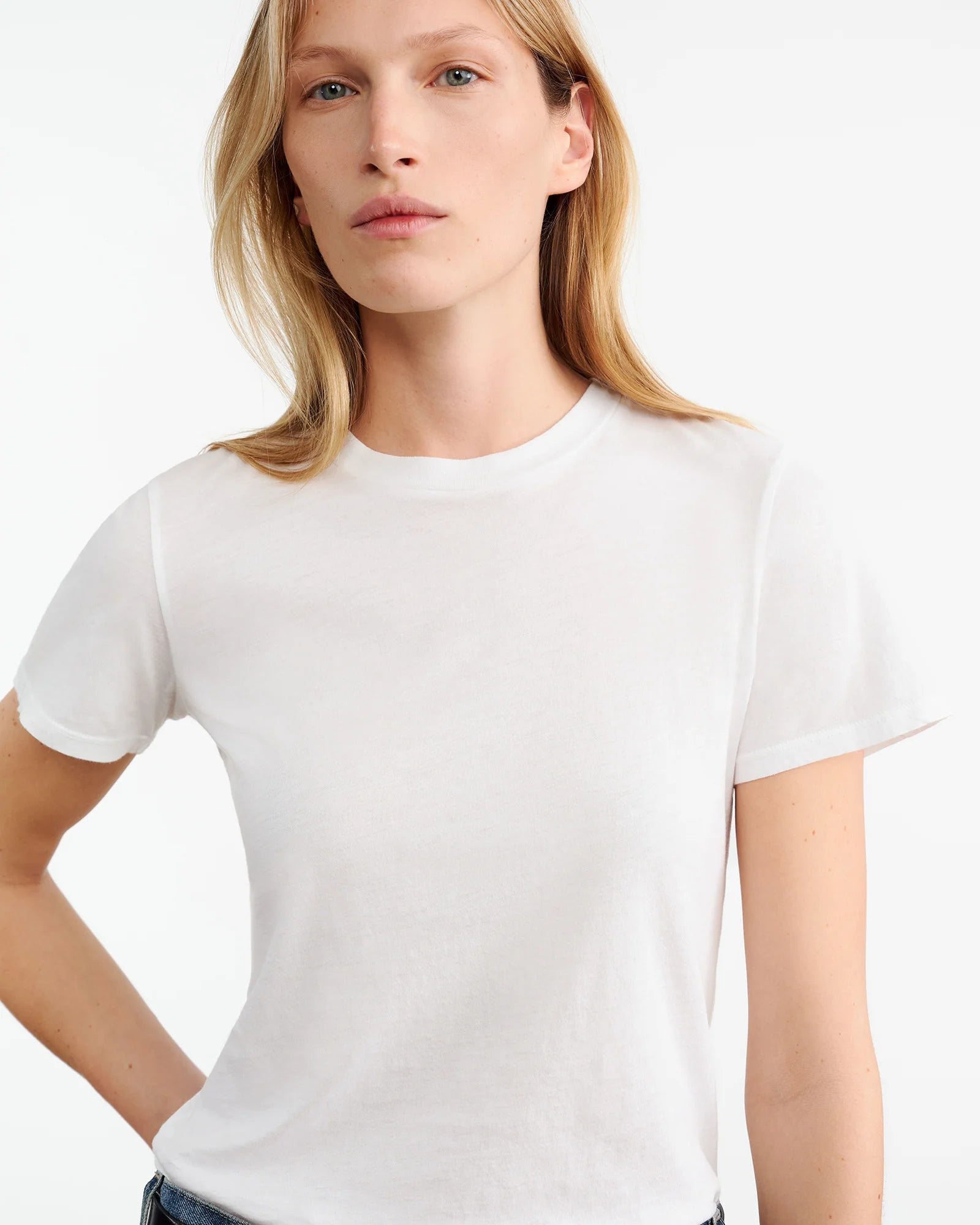 Mariela, White, T-Shirt - Lindner Fashion