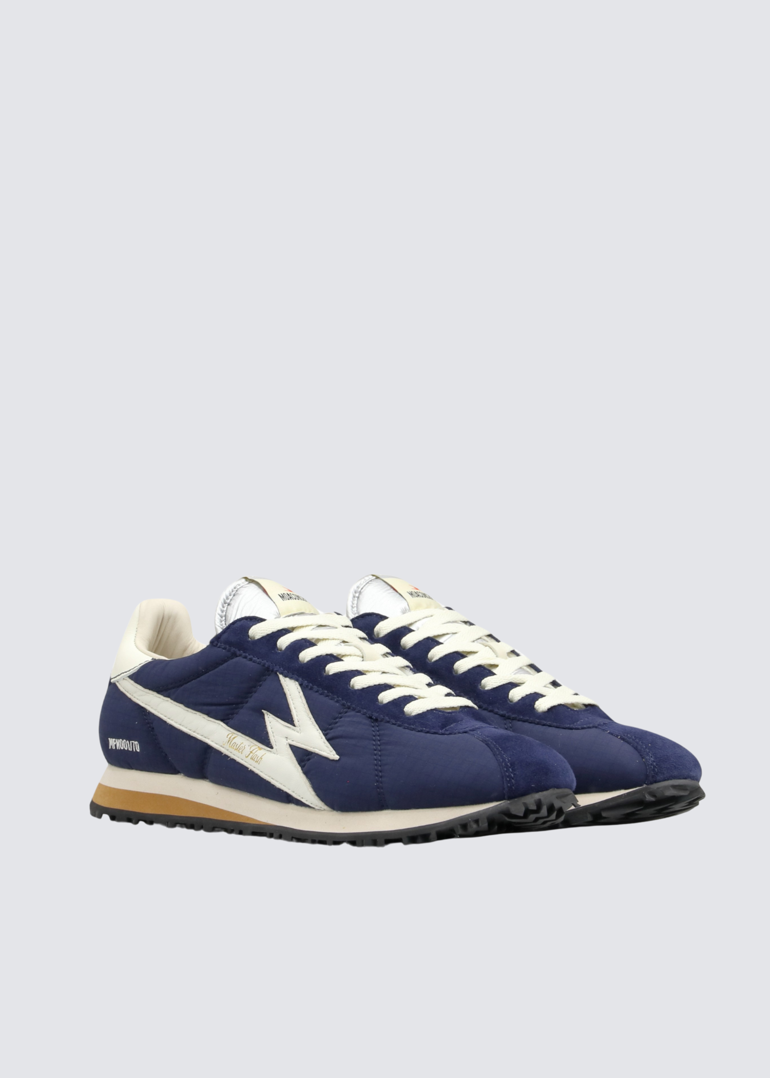 Master Flash, Navy Blue Flash, Unisex Sneaker - Lindner Fashion