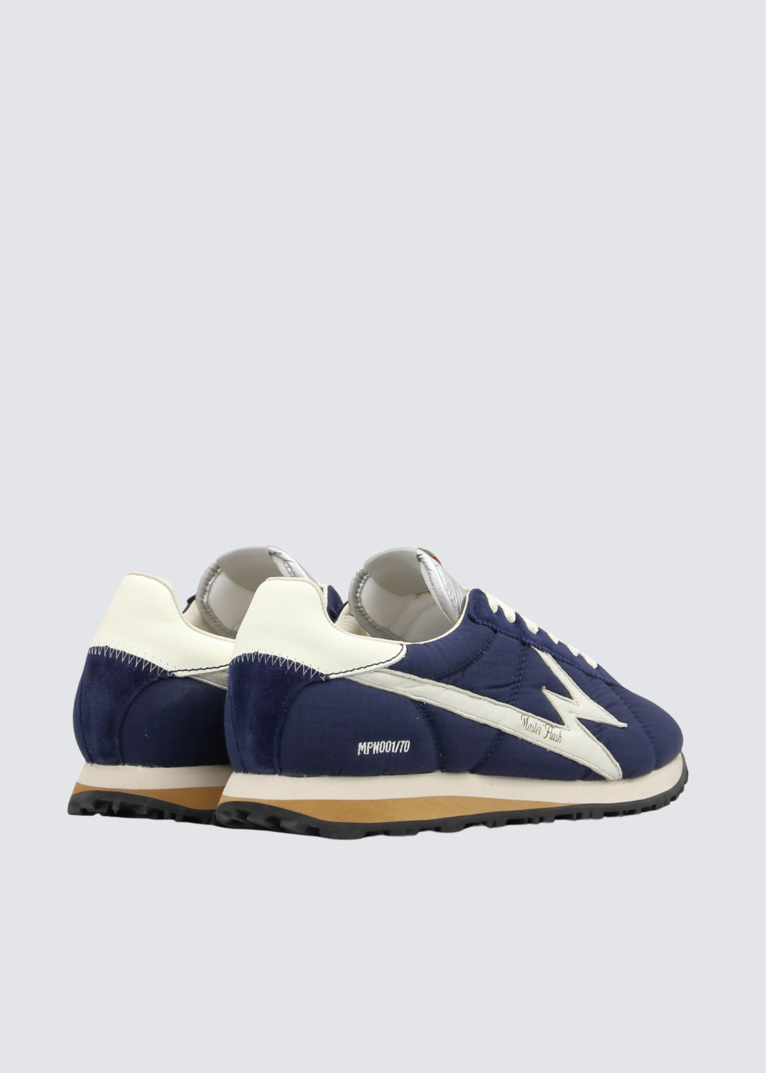 Master Flash, Navy Blue Flash, Unisex Sneaker - Lindner Fashion