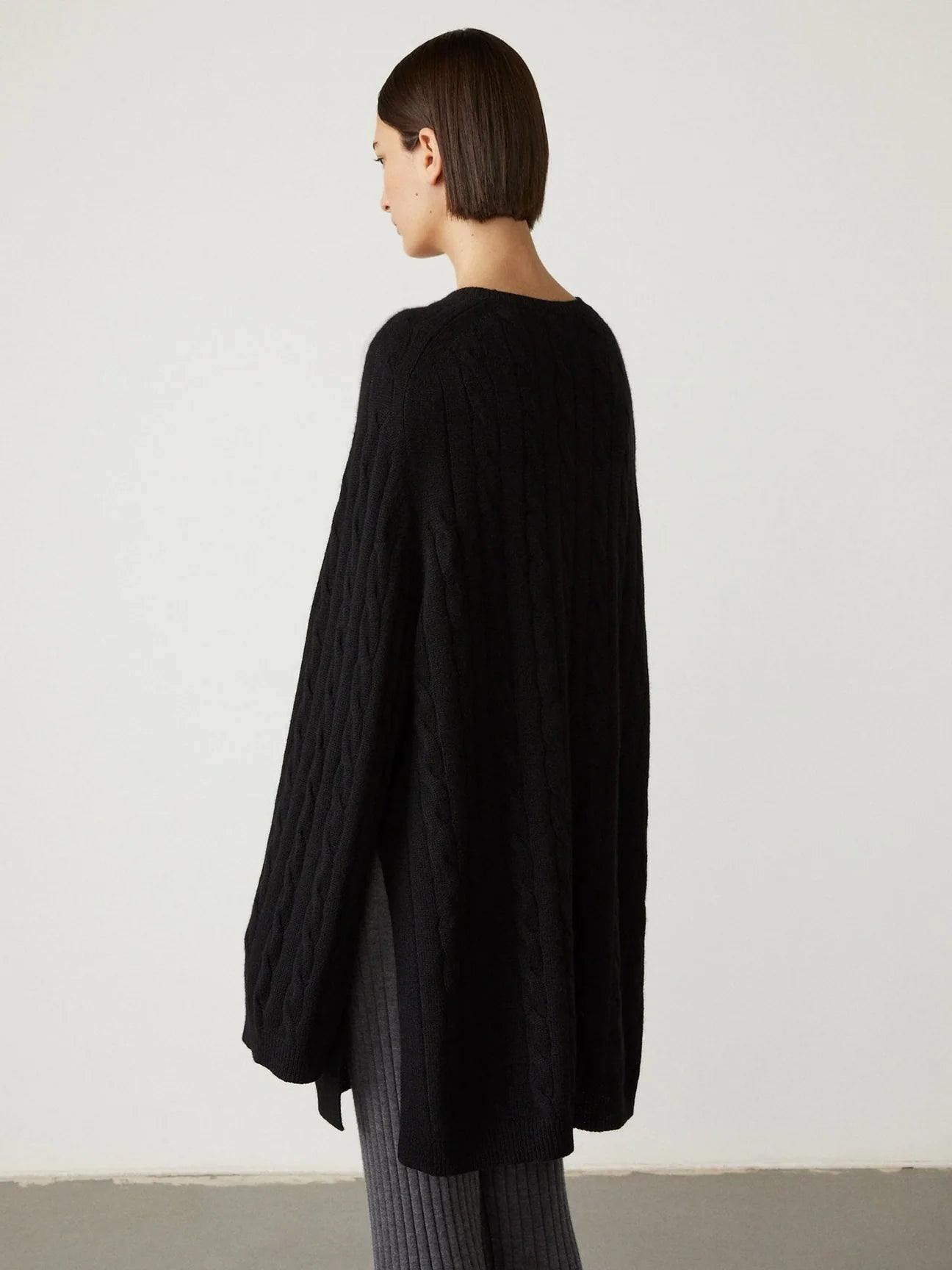 Maybelle Tunic, Black, Pullover - Lindner Fashion