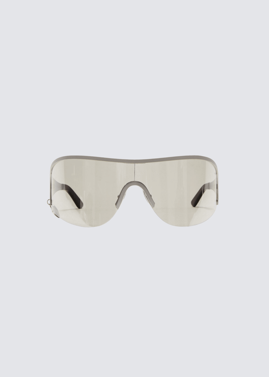 Metal Frame Eyewear, Silver/Transparent, Sonnenbrille - Lindner Fashion