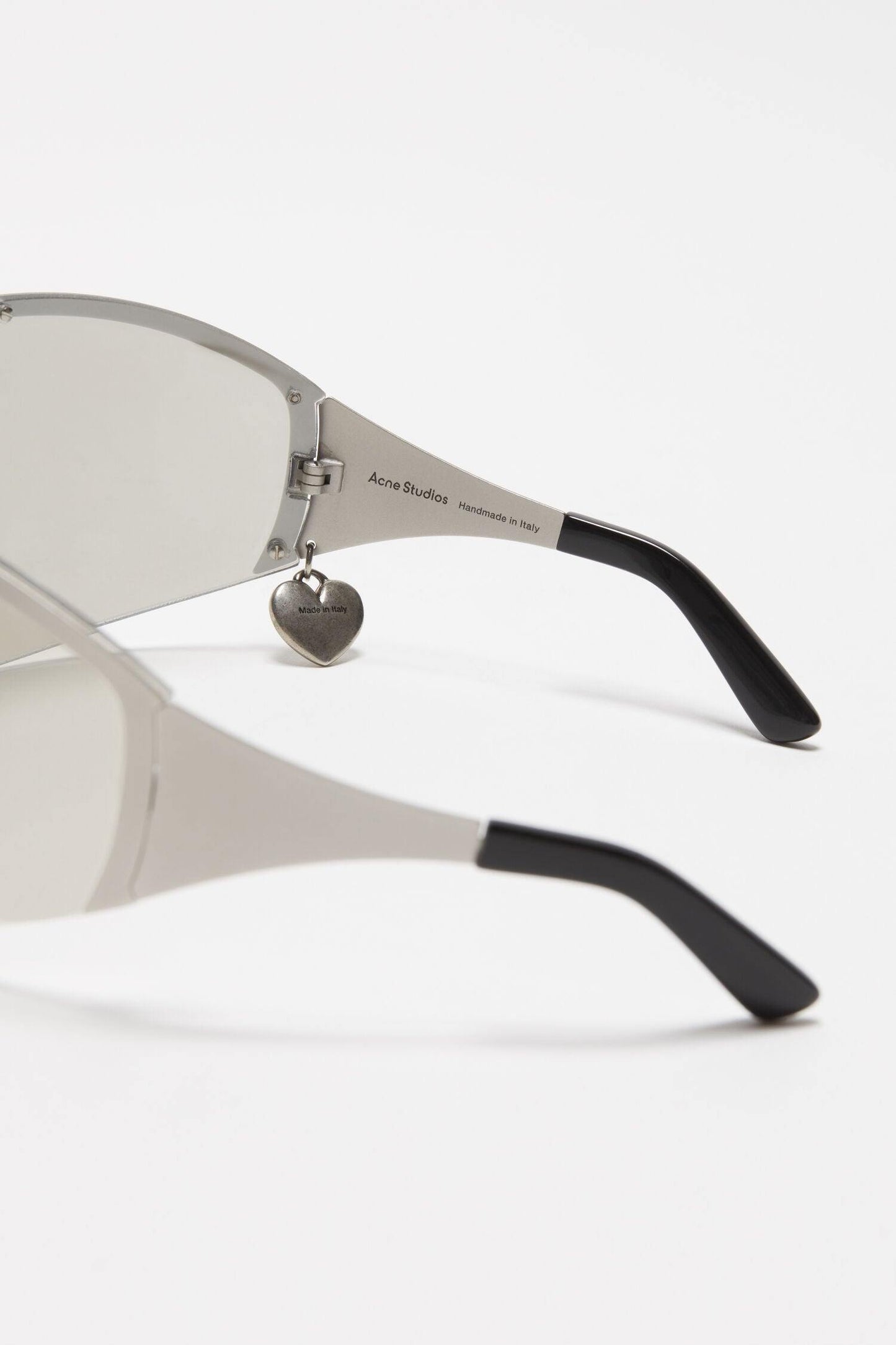 Metal Frame Eyewear, Silver/Transparent, Sonnenbrille - Lindner Fashion