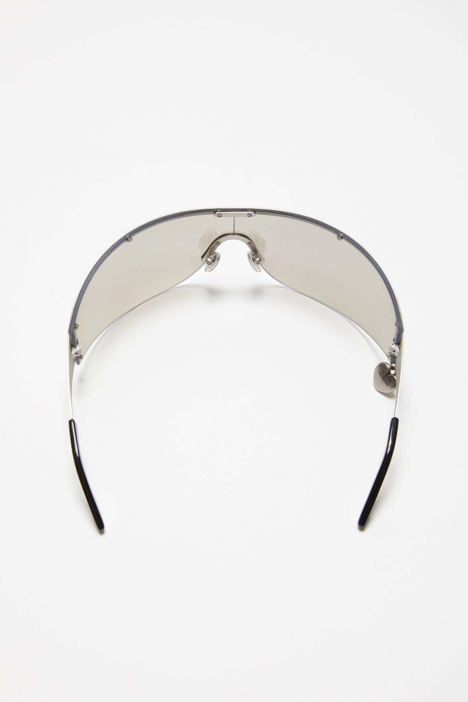 Metal Frame Eyewear, Silver/Transparent, Sonnenbrille - Lindner Fashion