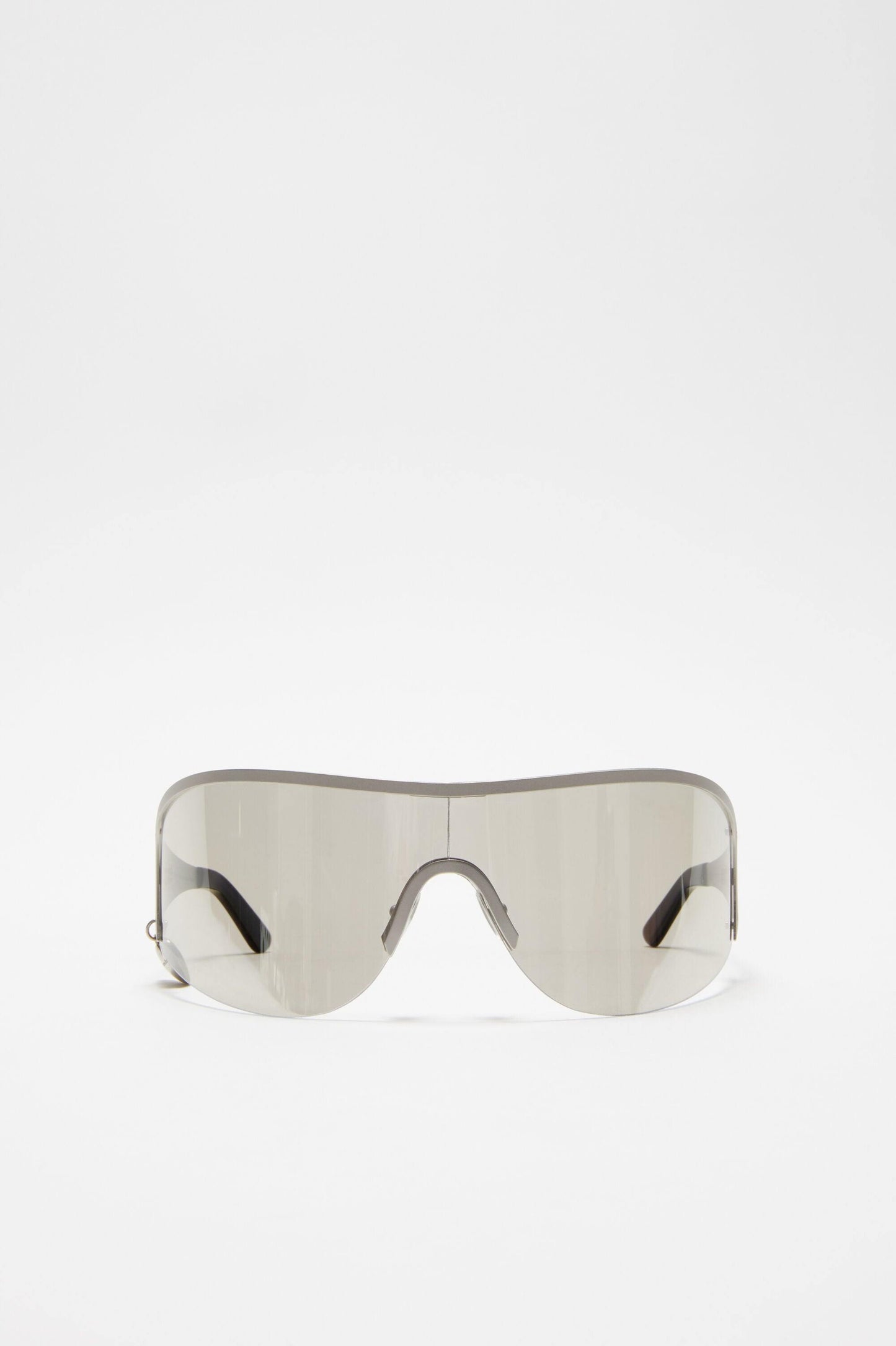 Metal Frame Eyewear, Silver/Transparent, Sonnenbrille - Lindner Fashion