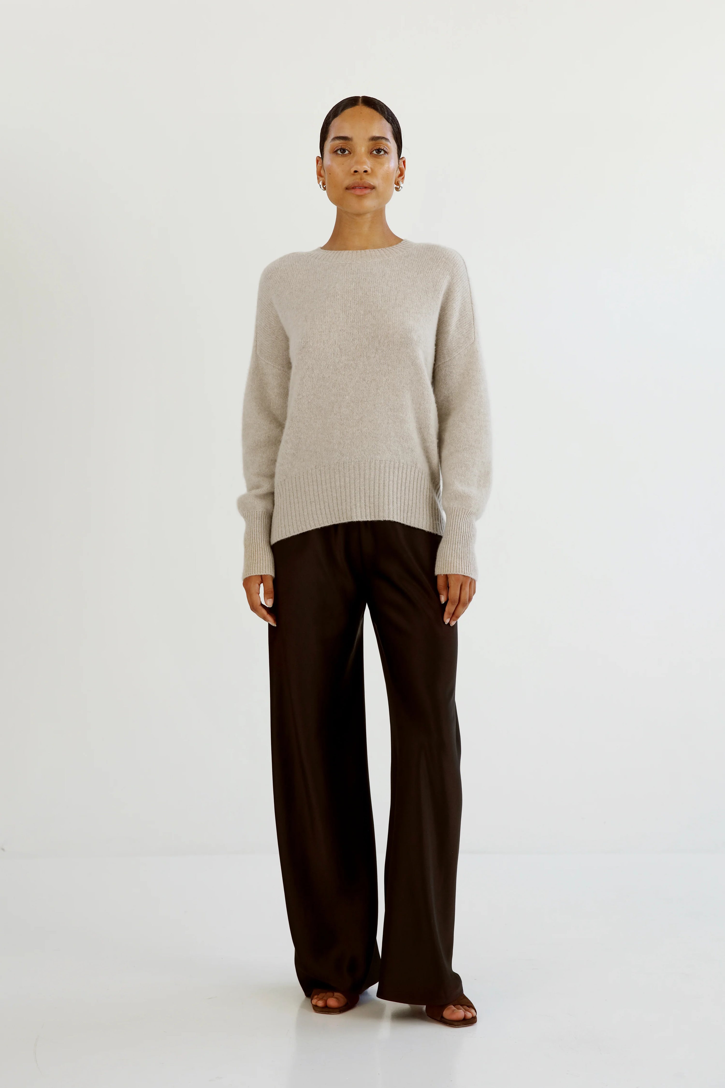 Mica, Taupe, Pullover - Lindner Fashion