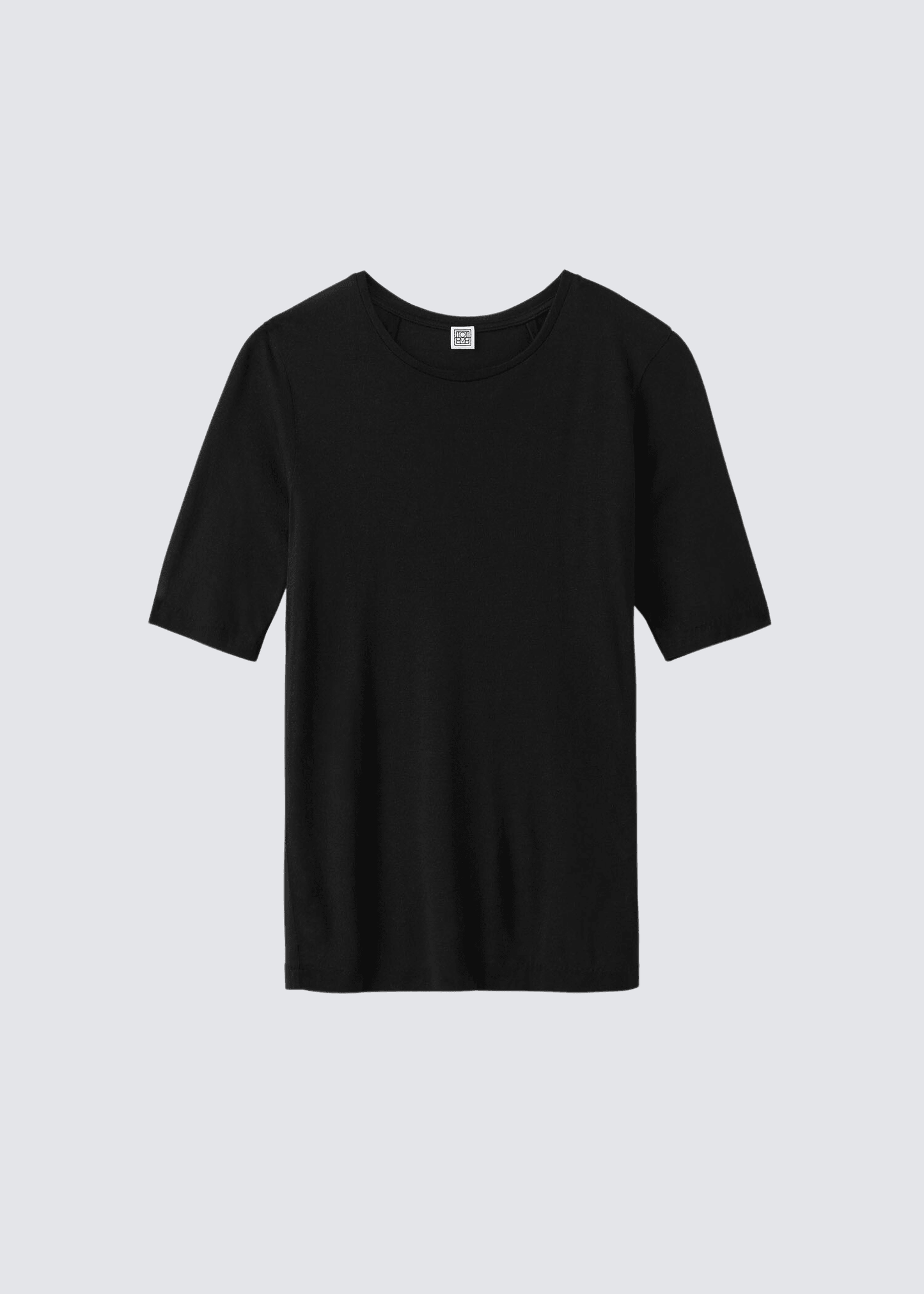 Modal Cashmere Tee, Black, T-Shirt - Lindner Fashion