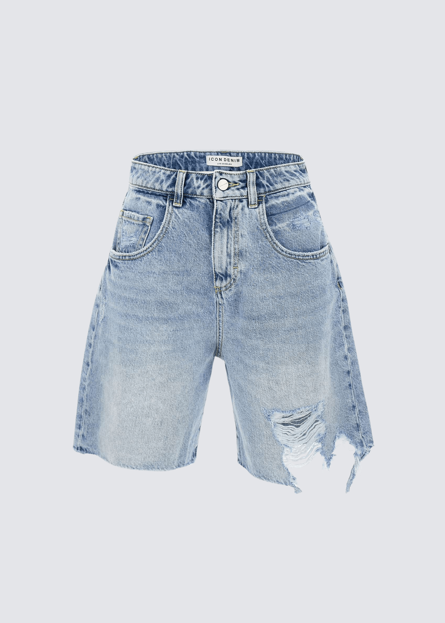 Model Lea, Light Blue, Shorts - Lindner Fashion