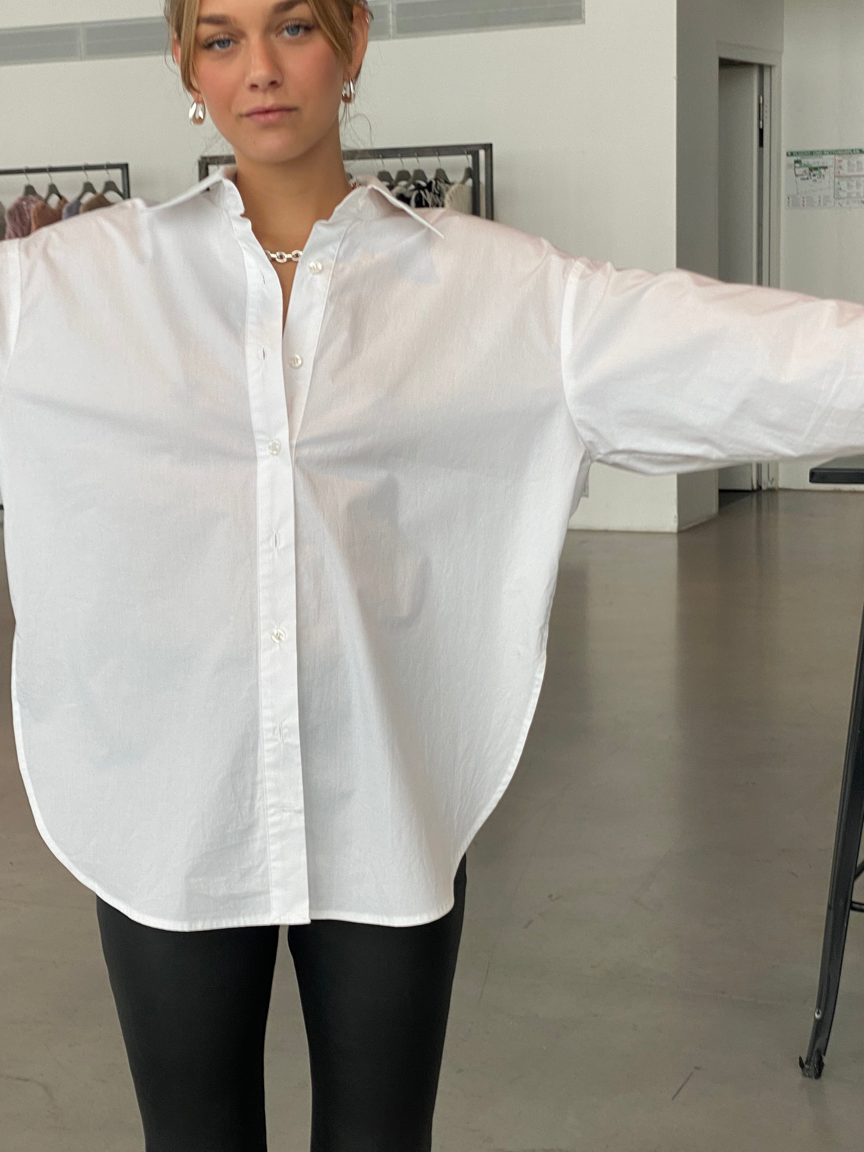 Monica, White, Bluse - Lindner Fashion