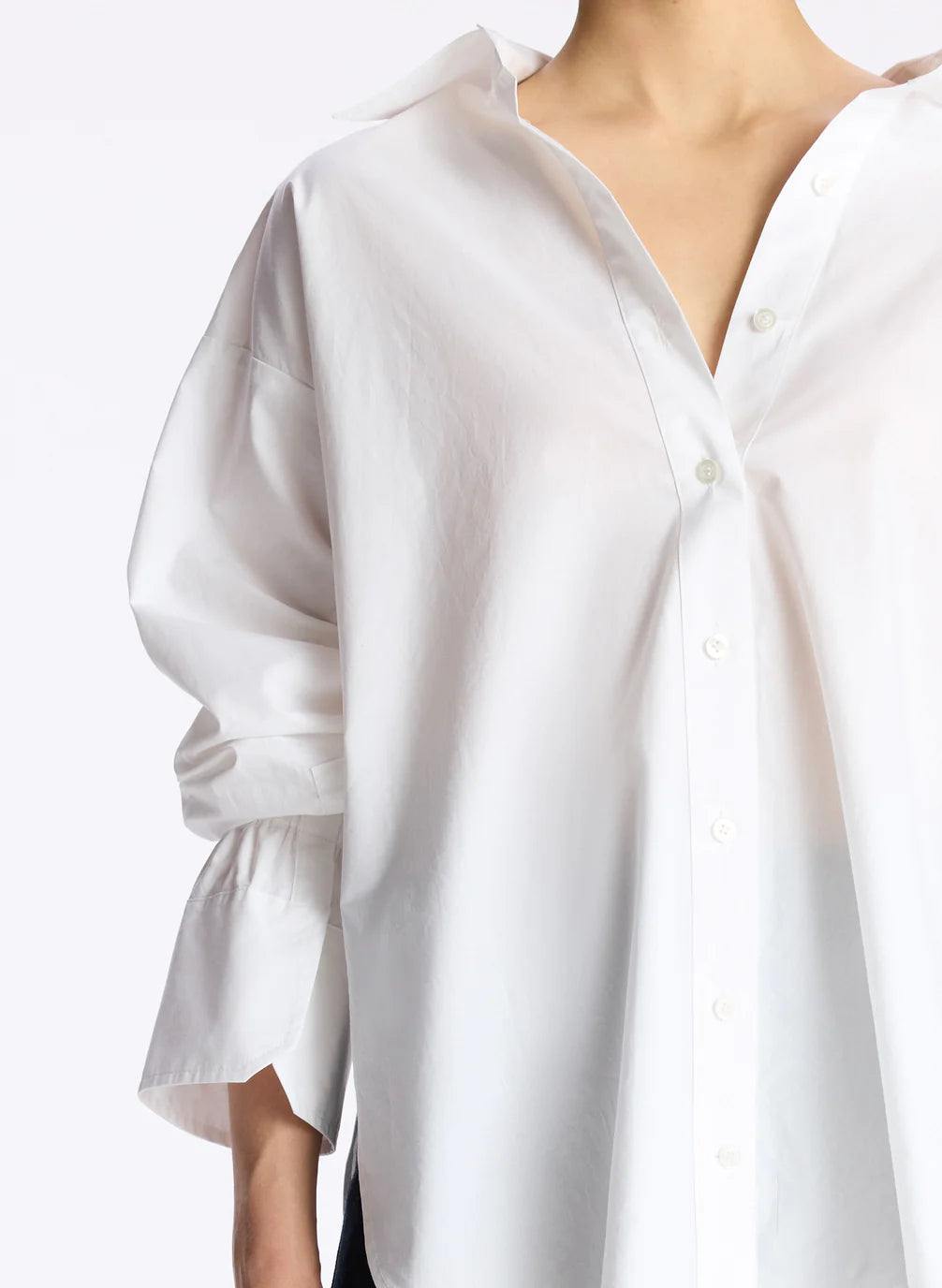 Monica, White, Bluse - Lindner Fashion