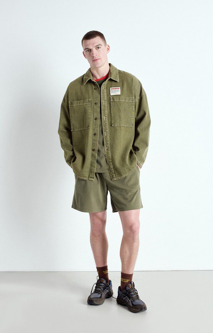 Muzatown, Olive, Jeanshemd - Lindner Fashion