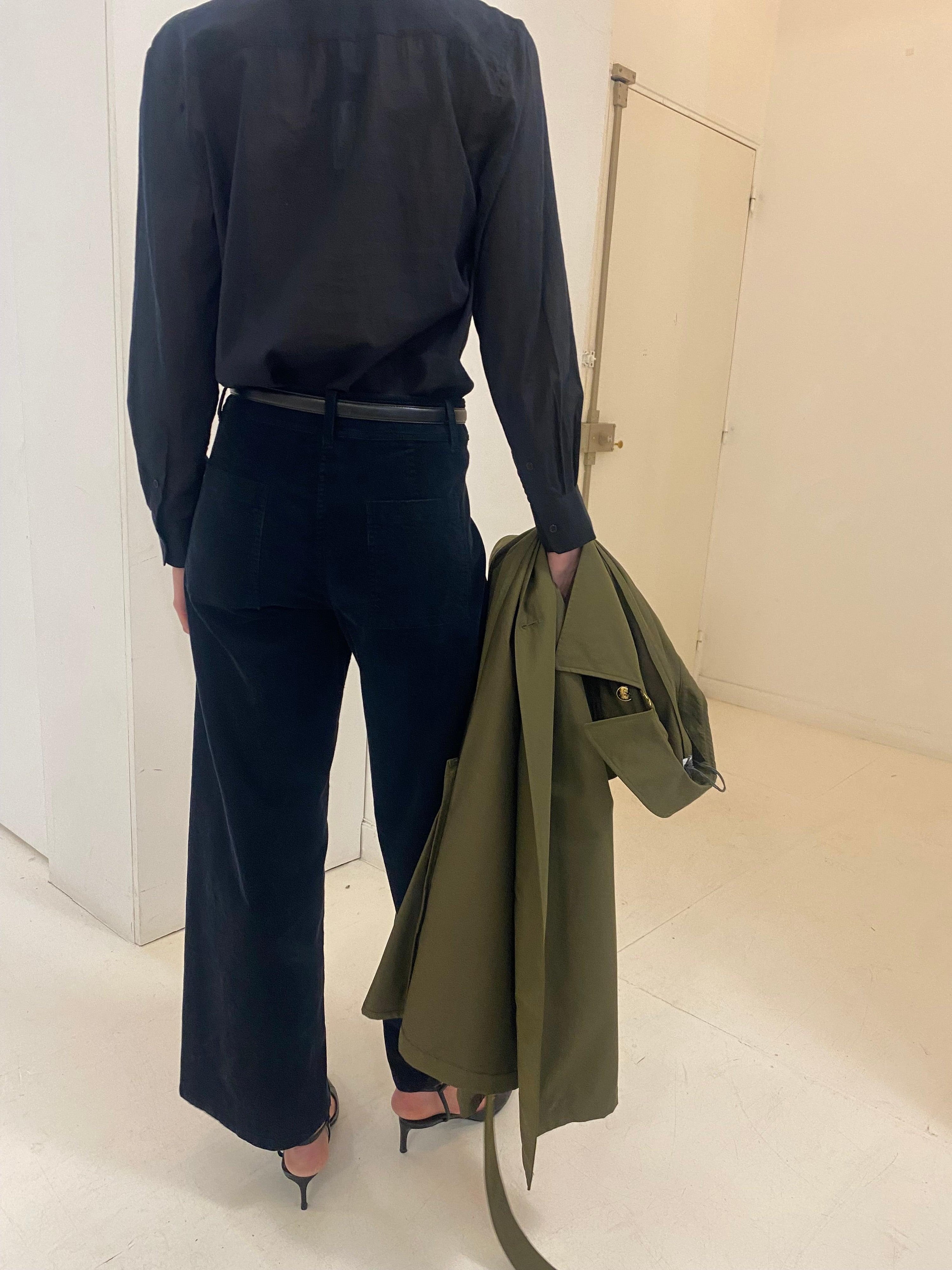 Nathael, Black, Bluse - Lindner Fashion