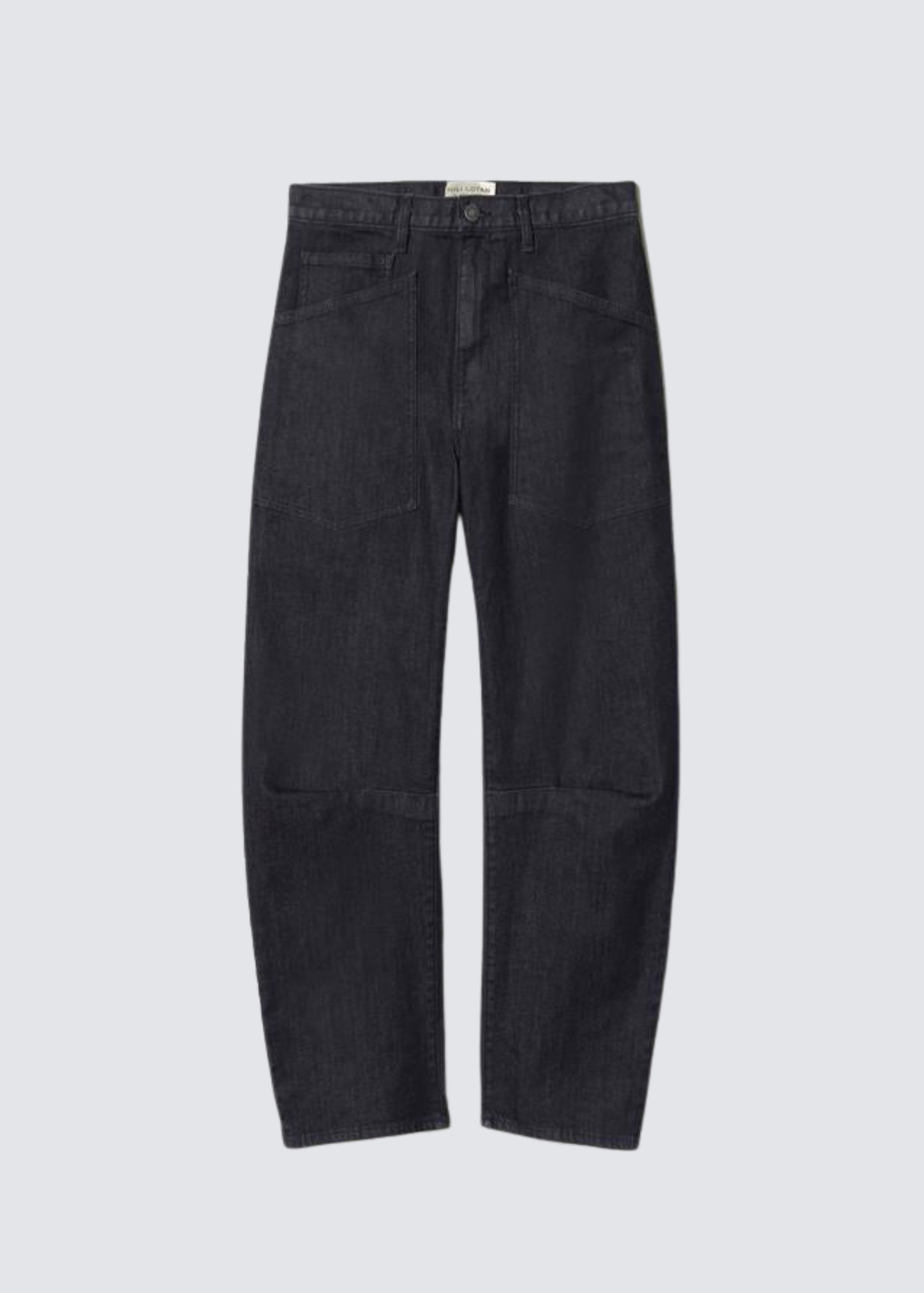 Nili Lotan dunkelblaue Jeans aus Baumwolle - Flatshot