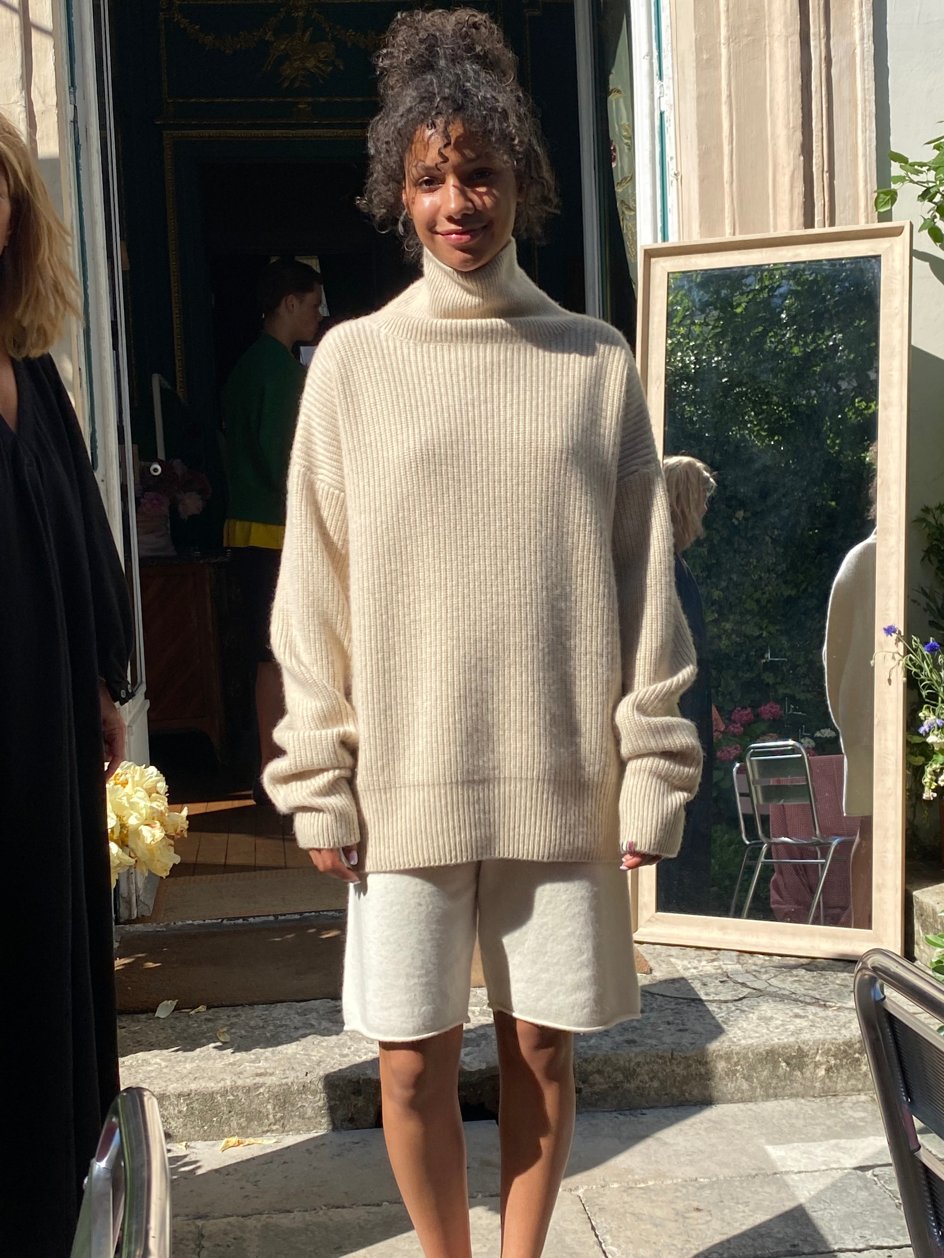 No 240, Laufen, Cream, Shorts - Lindner Fashion