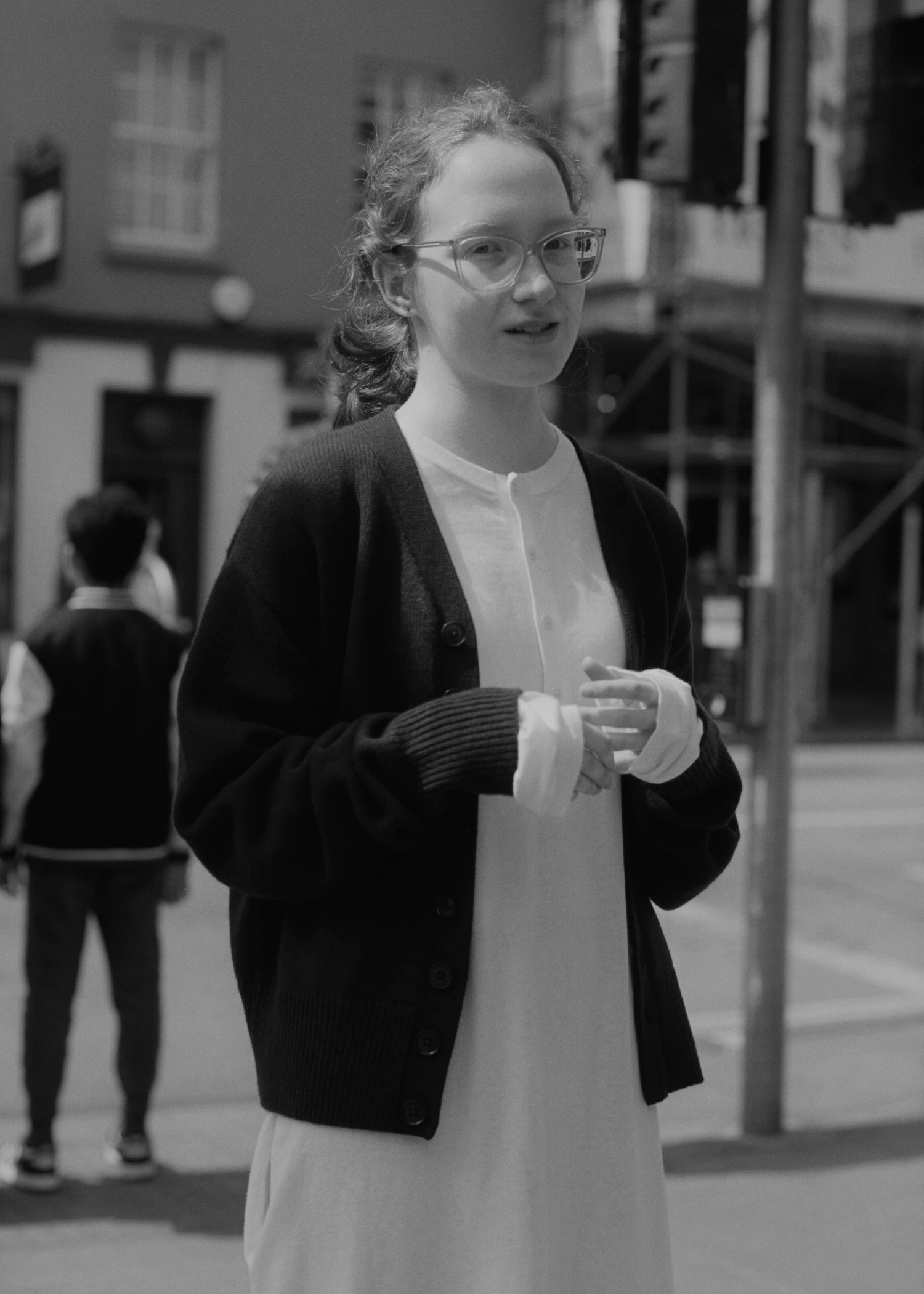 No 309, Clover, Raven, Cardigan - Lindner Fashion