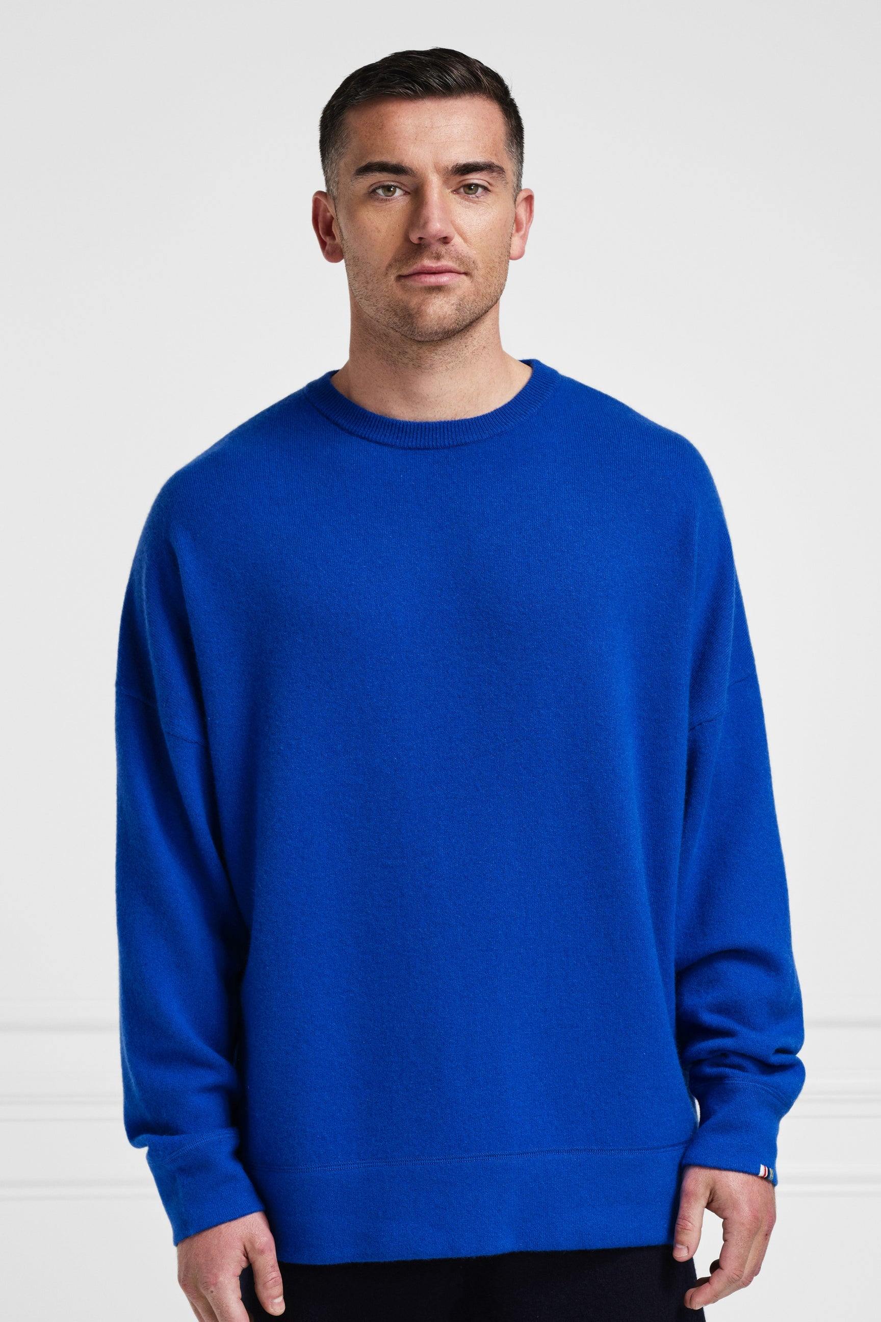 No 315, Sweat, Primary Blue, Sweater - Lindner Fashion