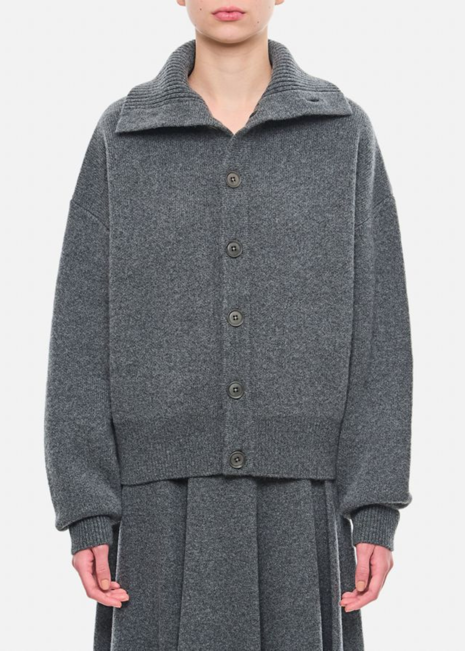 No 377, Clement, Felt, Cardigan - Lindner Fashion