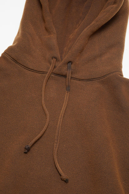 Oversized, Choco Brown, Hooded Sweatshirt - Lindner Fashion