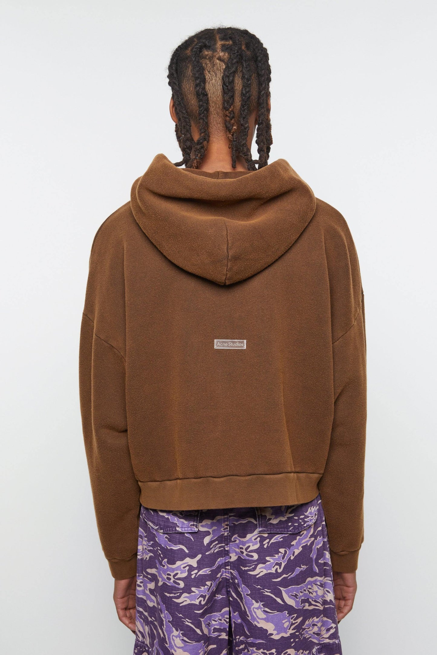 Oversized, Choco Brown, Hooded Sweatshirt - Lindner Fashion