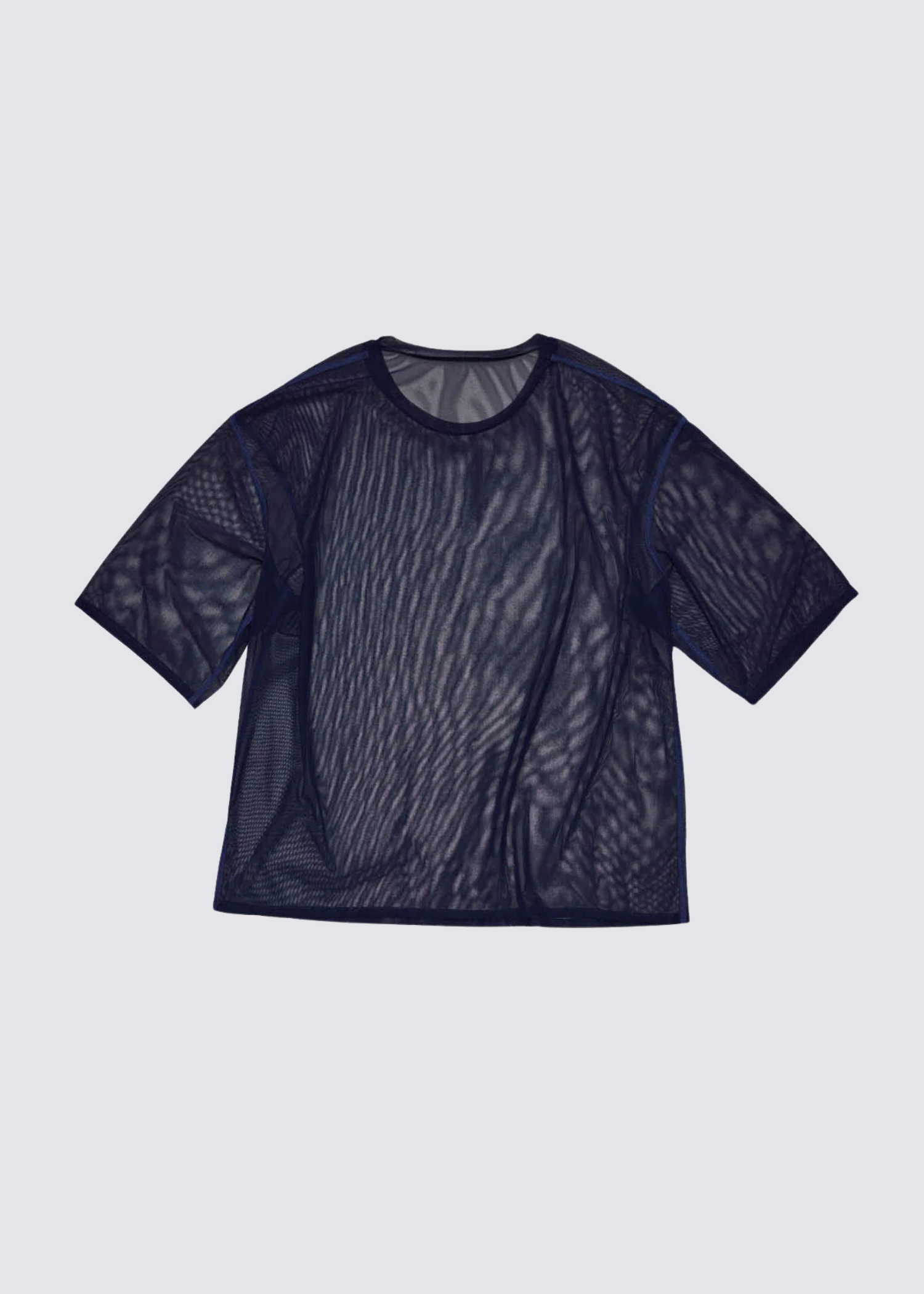 Oversized Tee, Navy, T-Shirt - Lindner Fashion