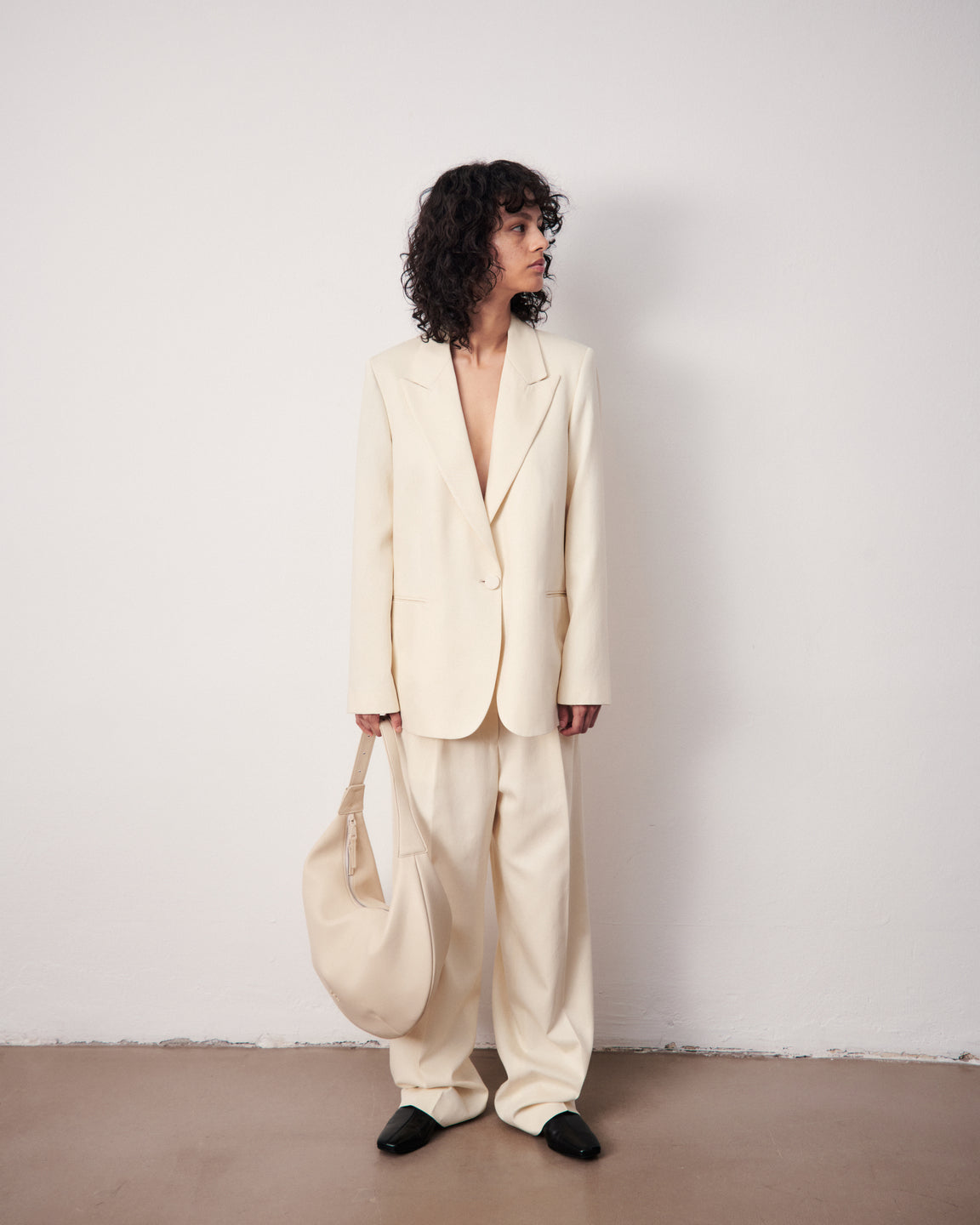 Paris, Off White, Hose - Lindner Fashion