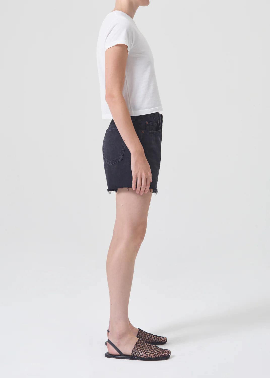 Parker Long, Mid Rise Straight, Fright, Shorts - Lindner Fashion