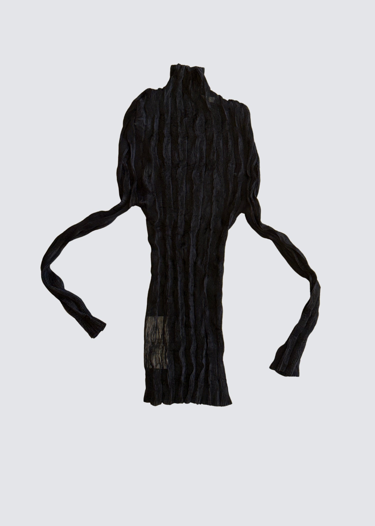 Plissee, Black, Langarm - Lindner Fashion