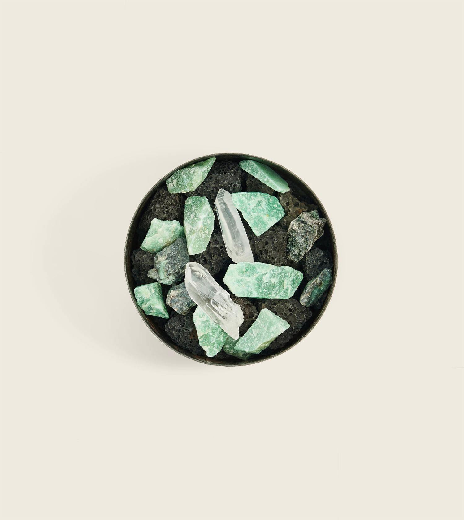 Pot Pourri Mineral, Cypres De Max, Lava Green - Lindner Fashion