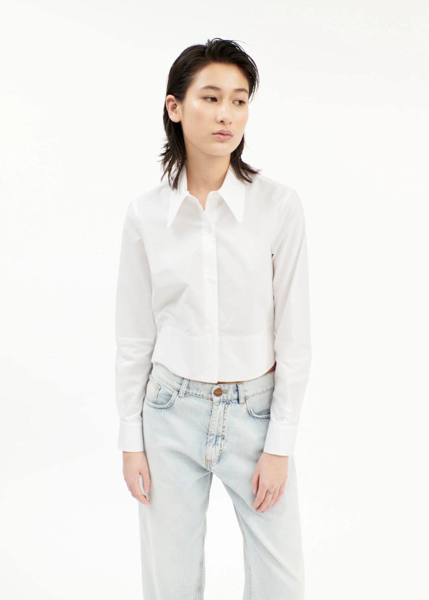Poplin, White, Hemd