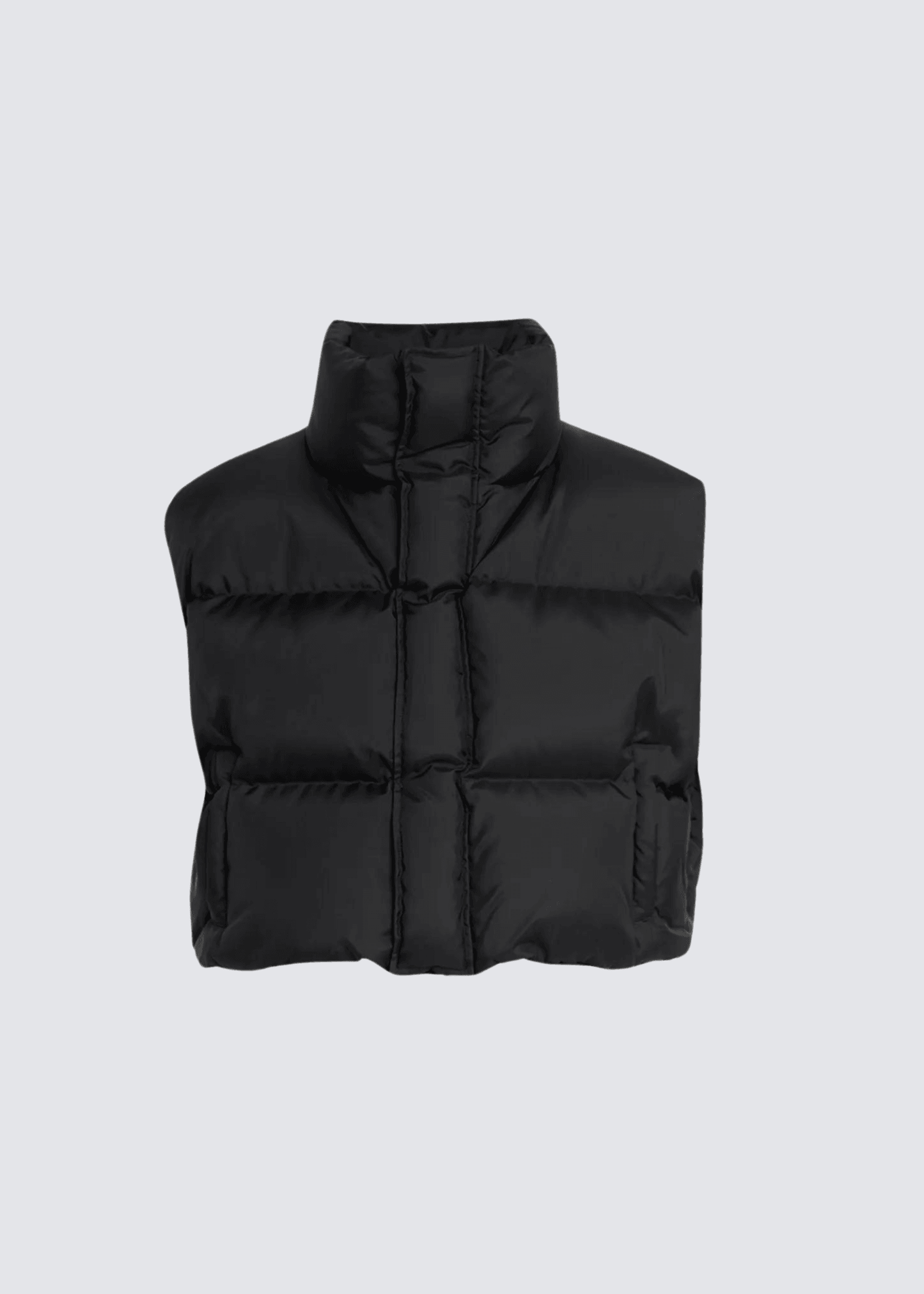 Puffer Vest, Black, Vest - Lindner Fashion