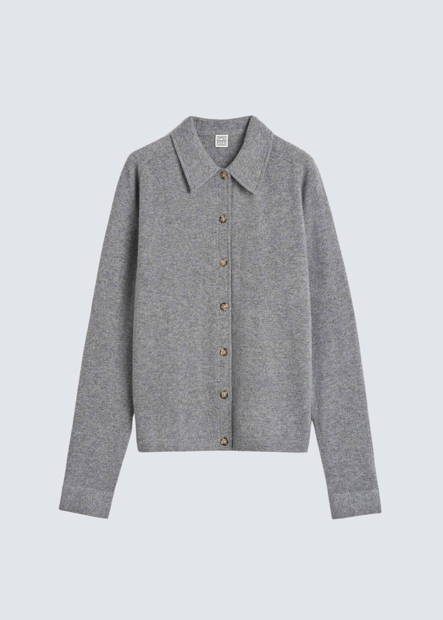 Raglan-Sleeve, Grey Melange, Cardigan - Lindner Fashion