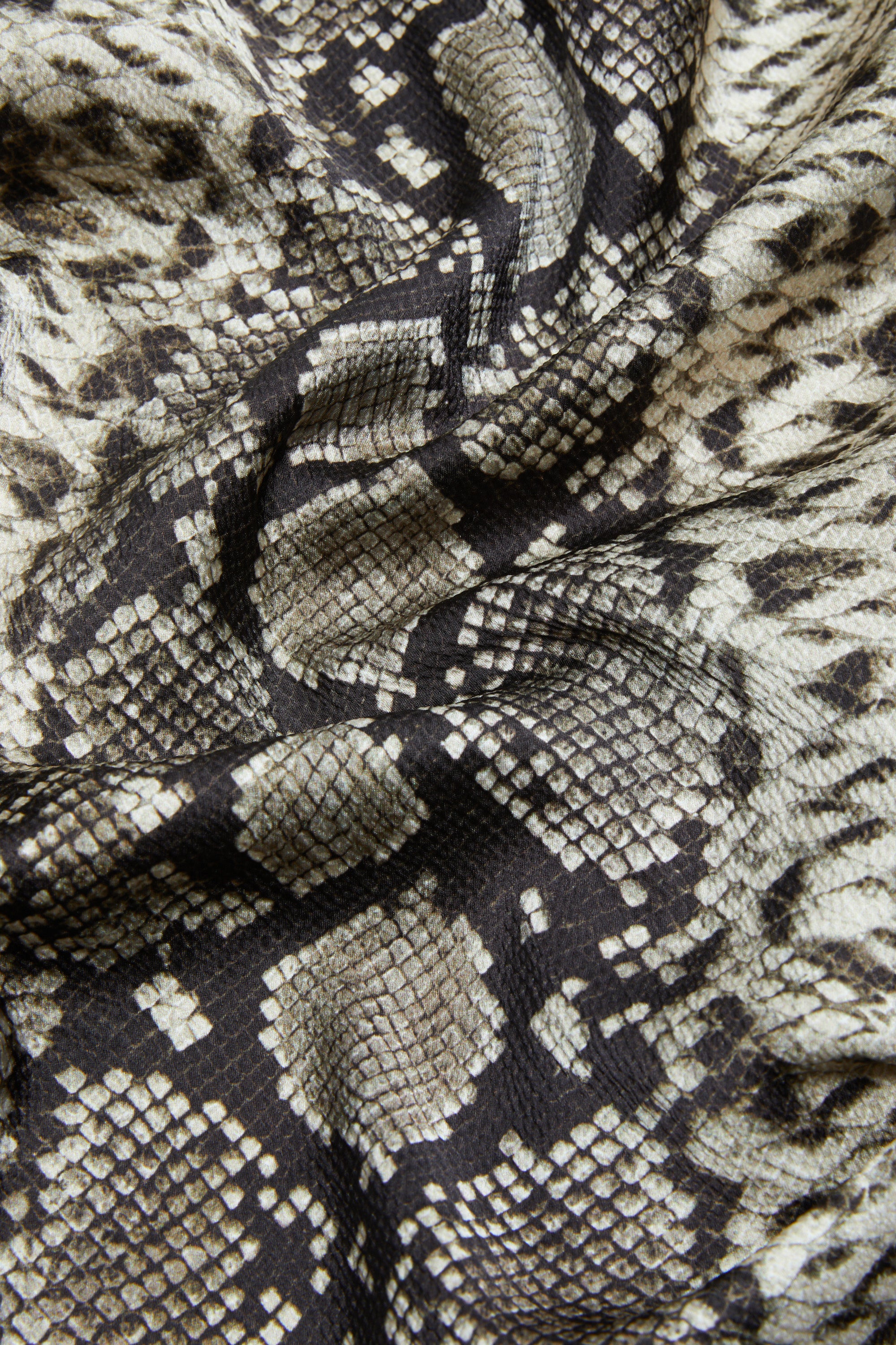 Satin Dress, Multi Brown, Kleid - Lindner Fashion