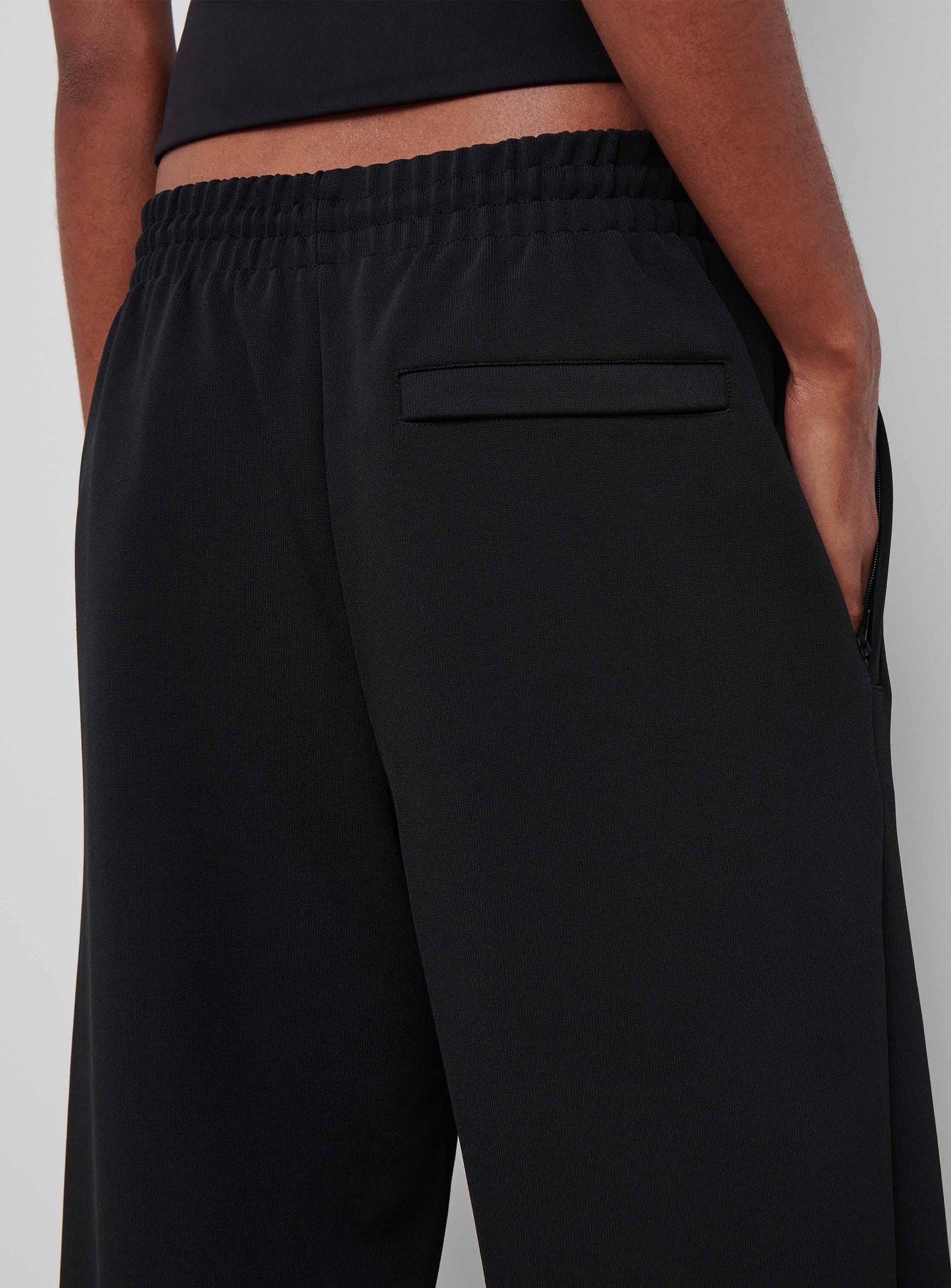 Semi Matte, Black, Track Pant - Lindner Fashion