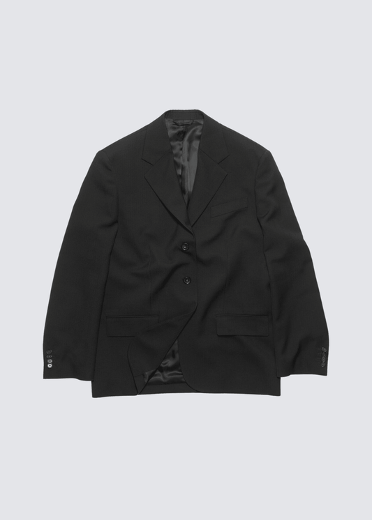 Single Breasted, Black, Blazer - Lindner Fashion