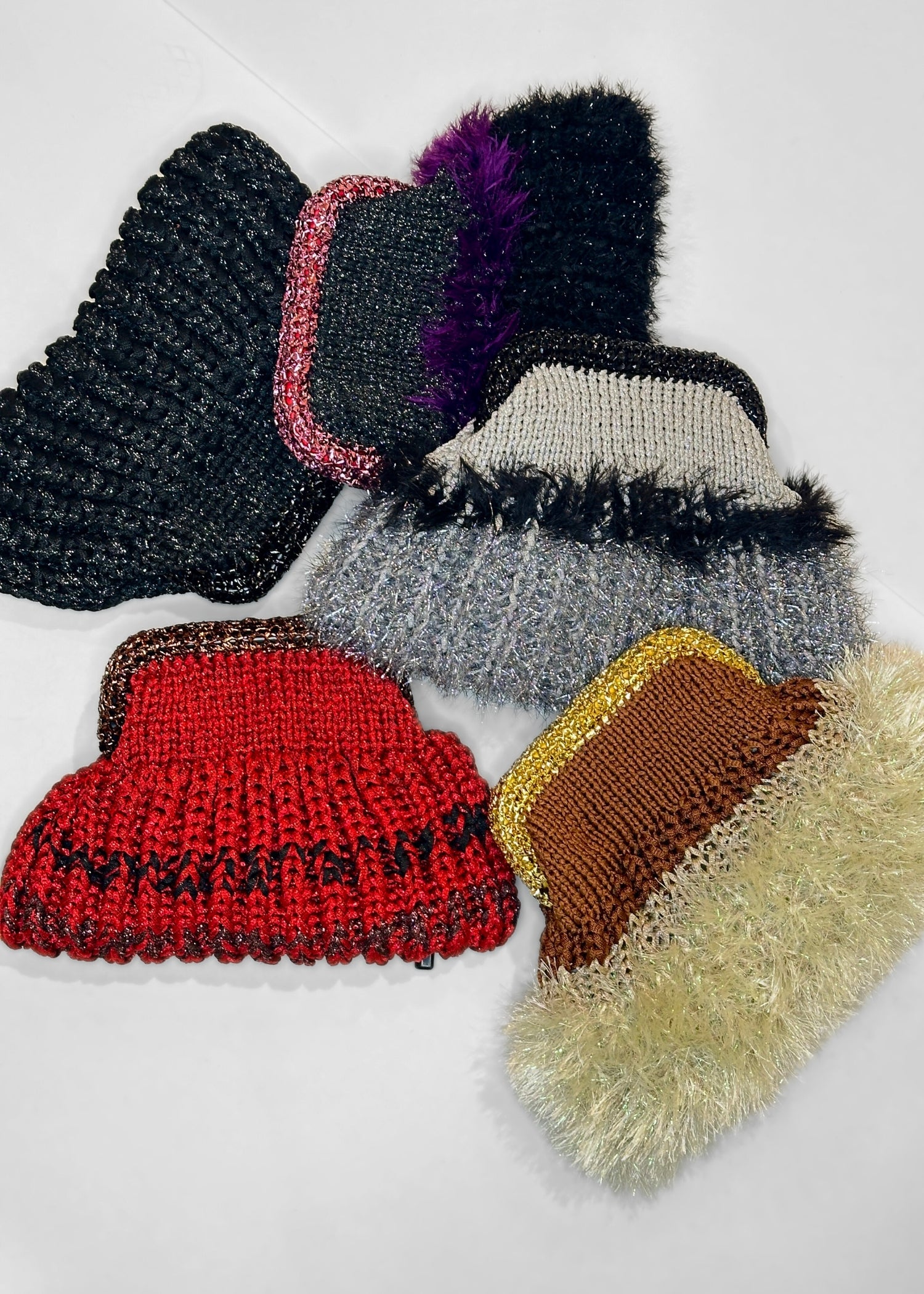 Sis, Dark Red, Clutch - Lindner Fashion