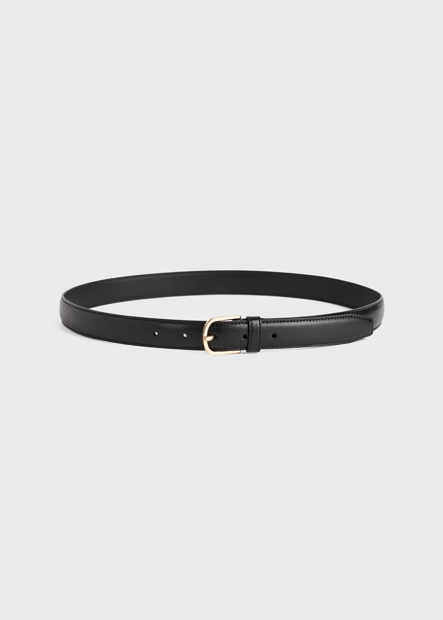 Slim Belt, Black, Belt - Lindner Fashion