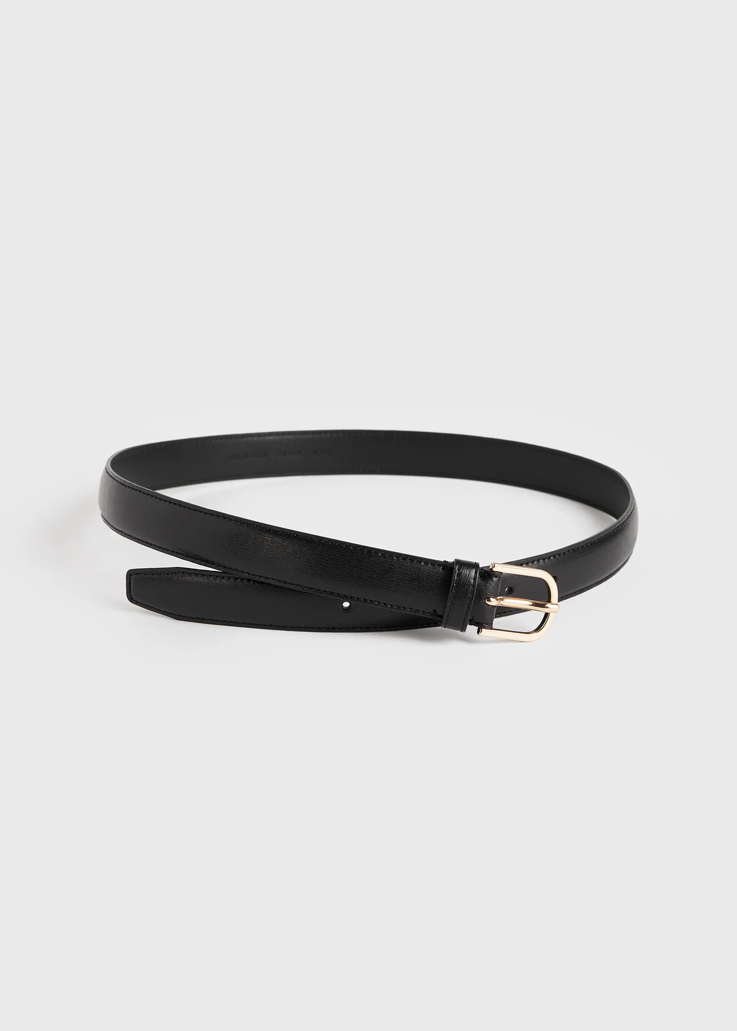 Slim Belt, Black, Belt - Lindner Fashion