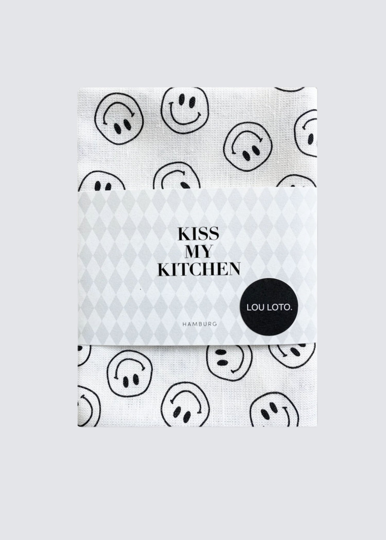 Smile/White, Geschirrtuch - Lindner Fashion