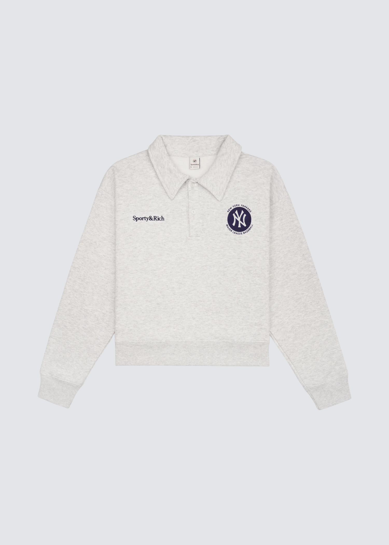 Sporty&Rich graues Sweatshirt aus Baumwolle - Flatshot