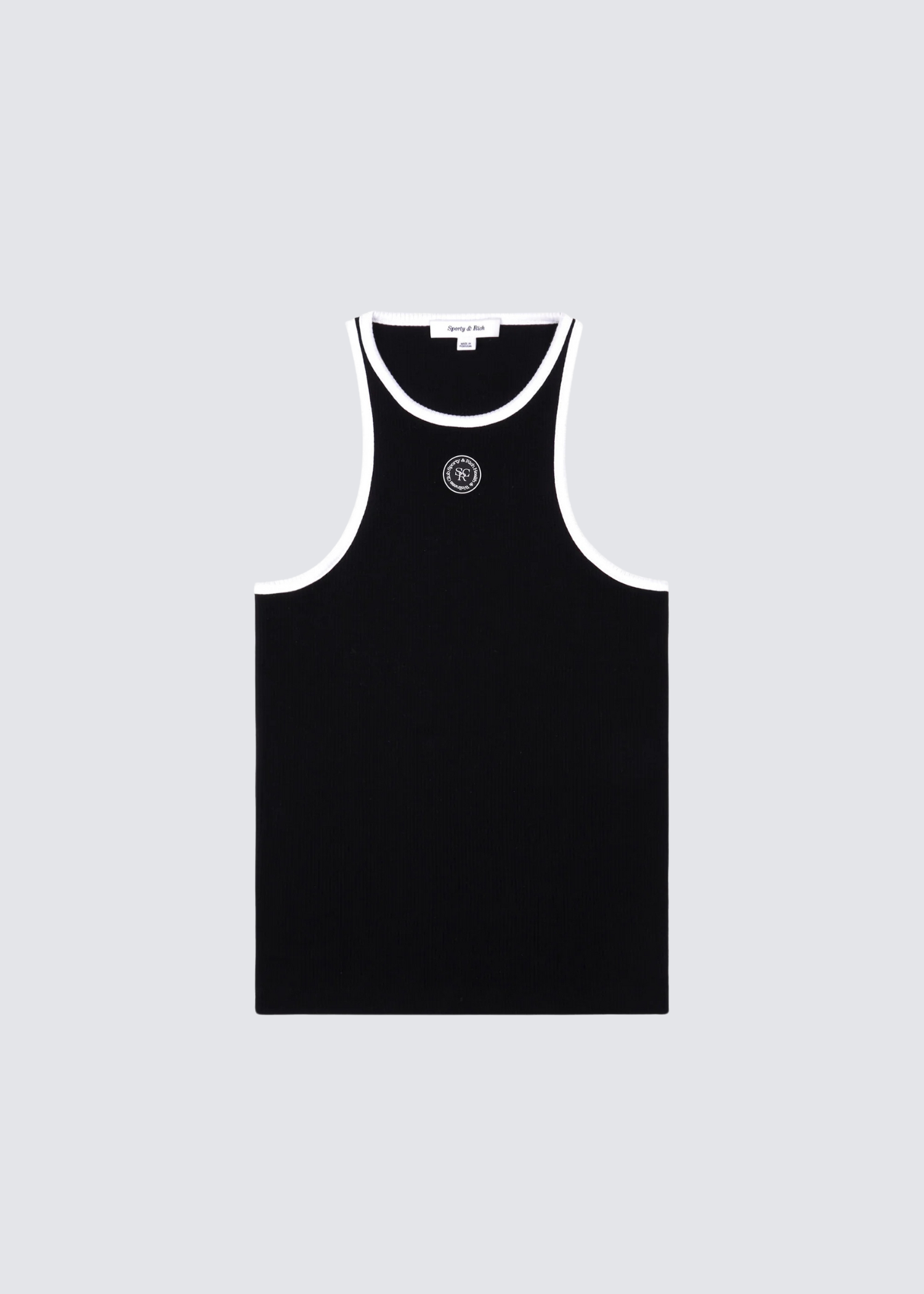 SRHWC Rib Tank, Black, Tanktop - Lindner Fashion