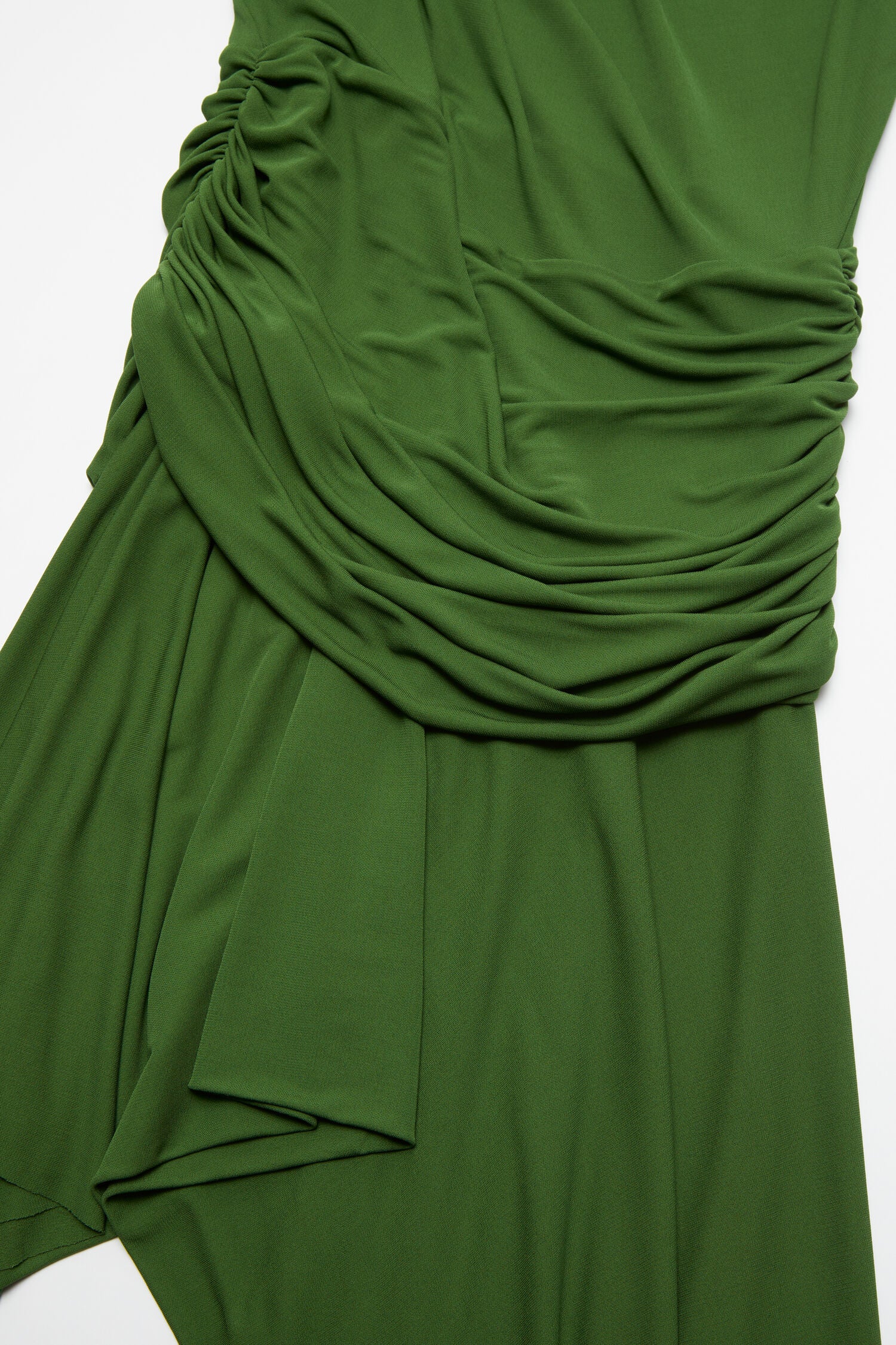Strap Dress, Dark Green, Kleid - Lindner Fashion