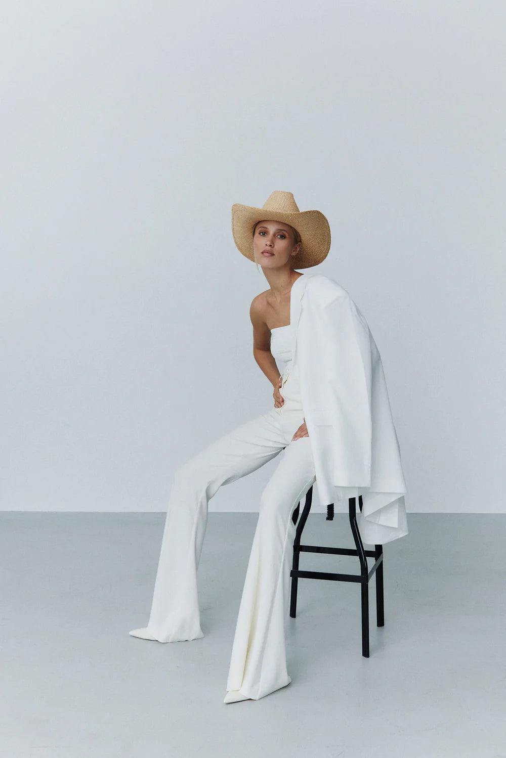 Stroh Cowboy, Natur, Hut - Lindner Fashion