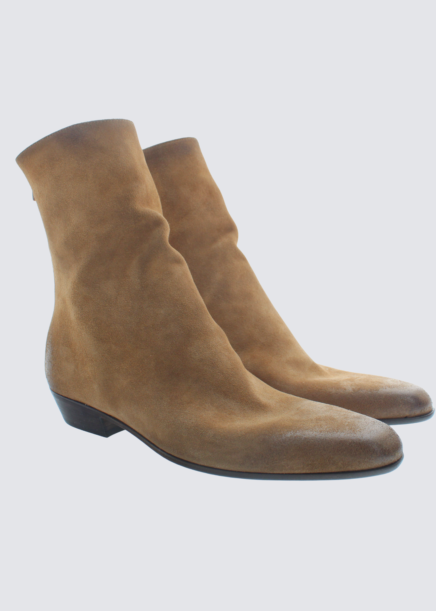 Suede, Brandy, Boots - Lindner Fashion