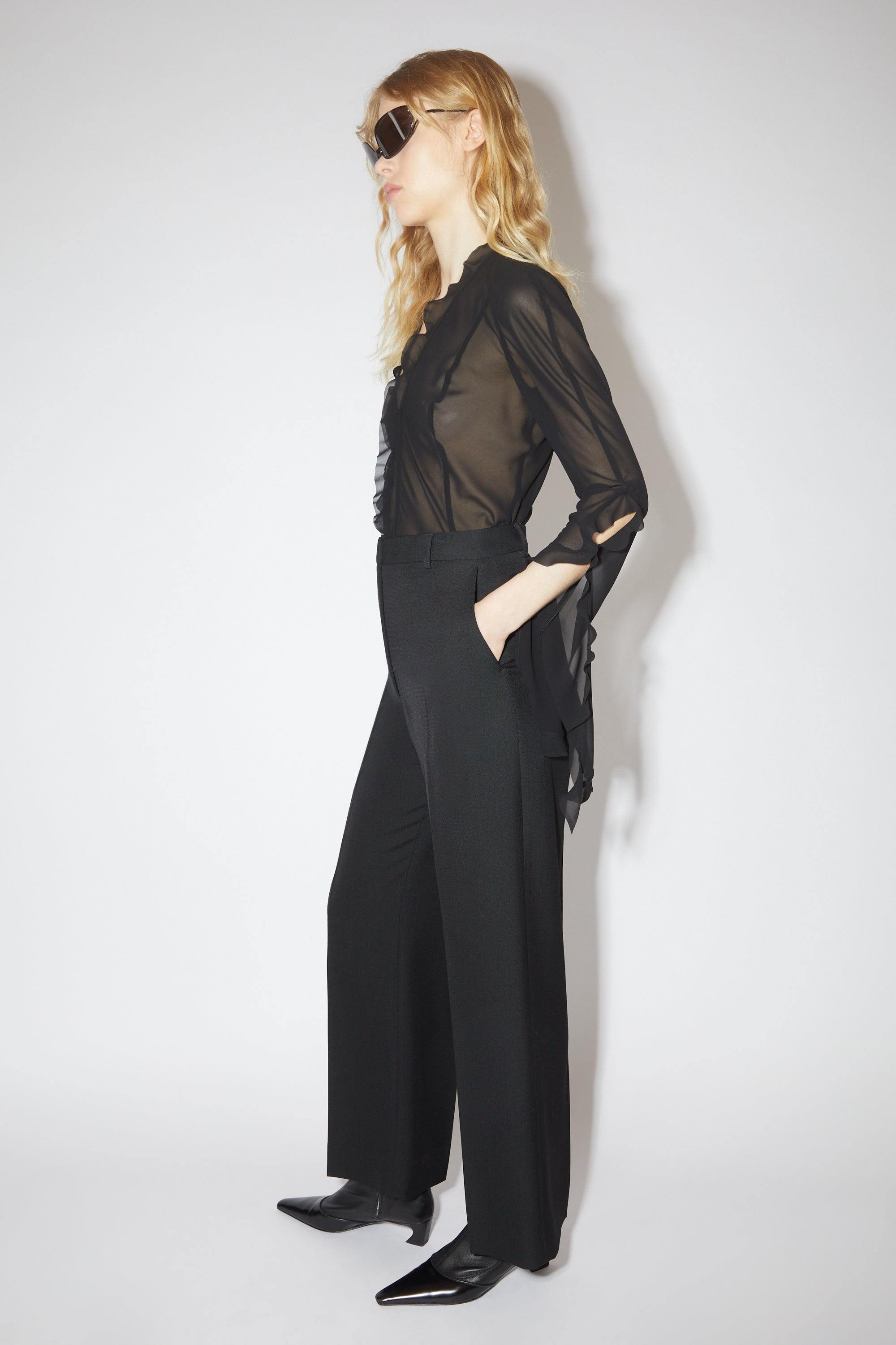 Suit, Black, Hose - Lindner Fashion