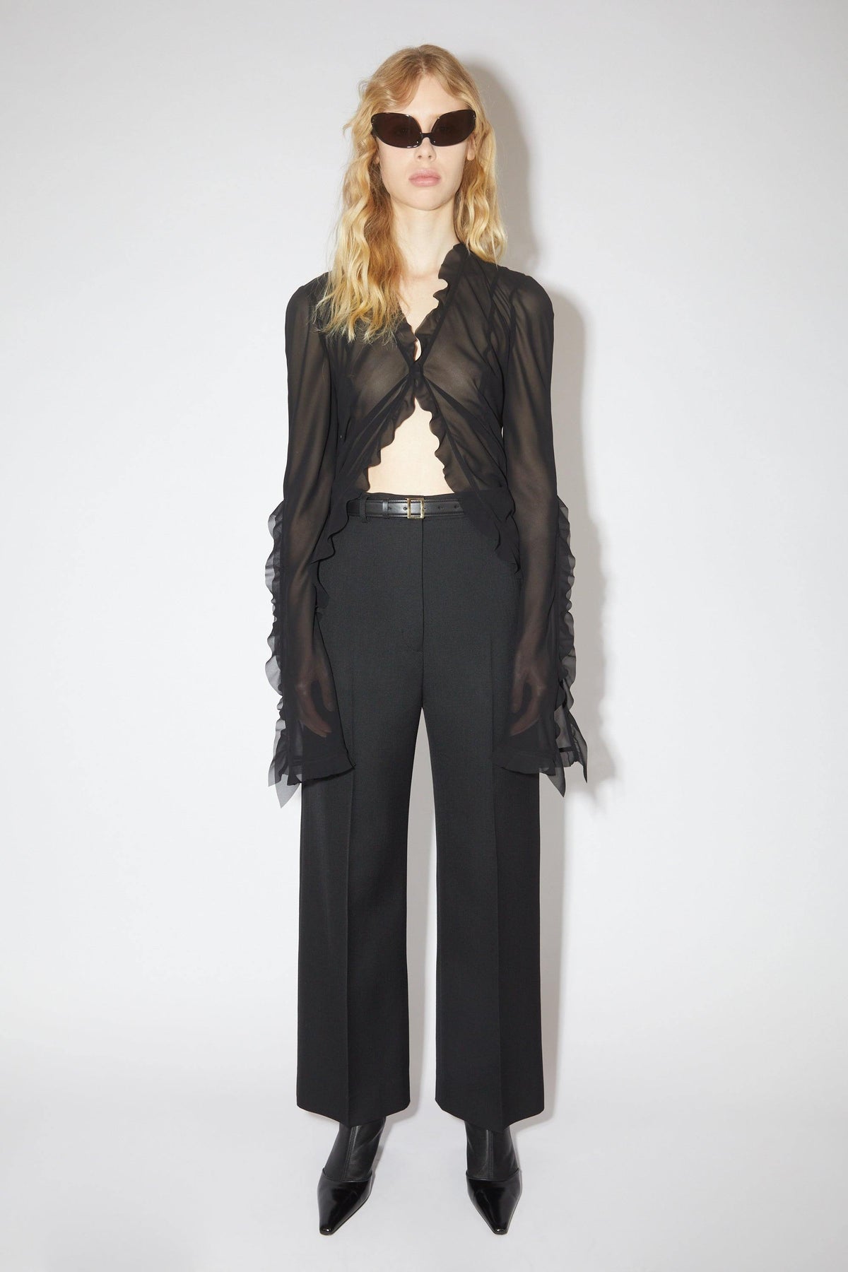 Suit, Black, Hose - Lindner Fashion
