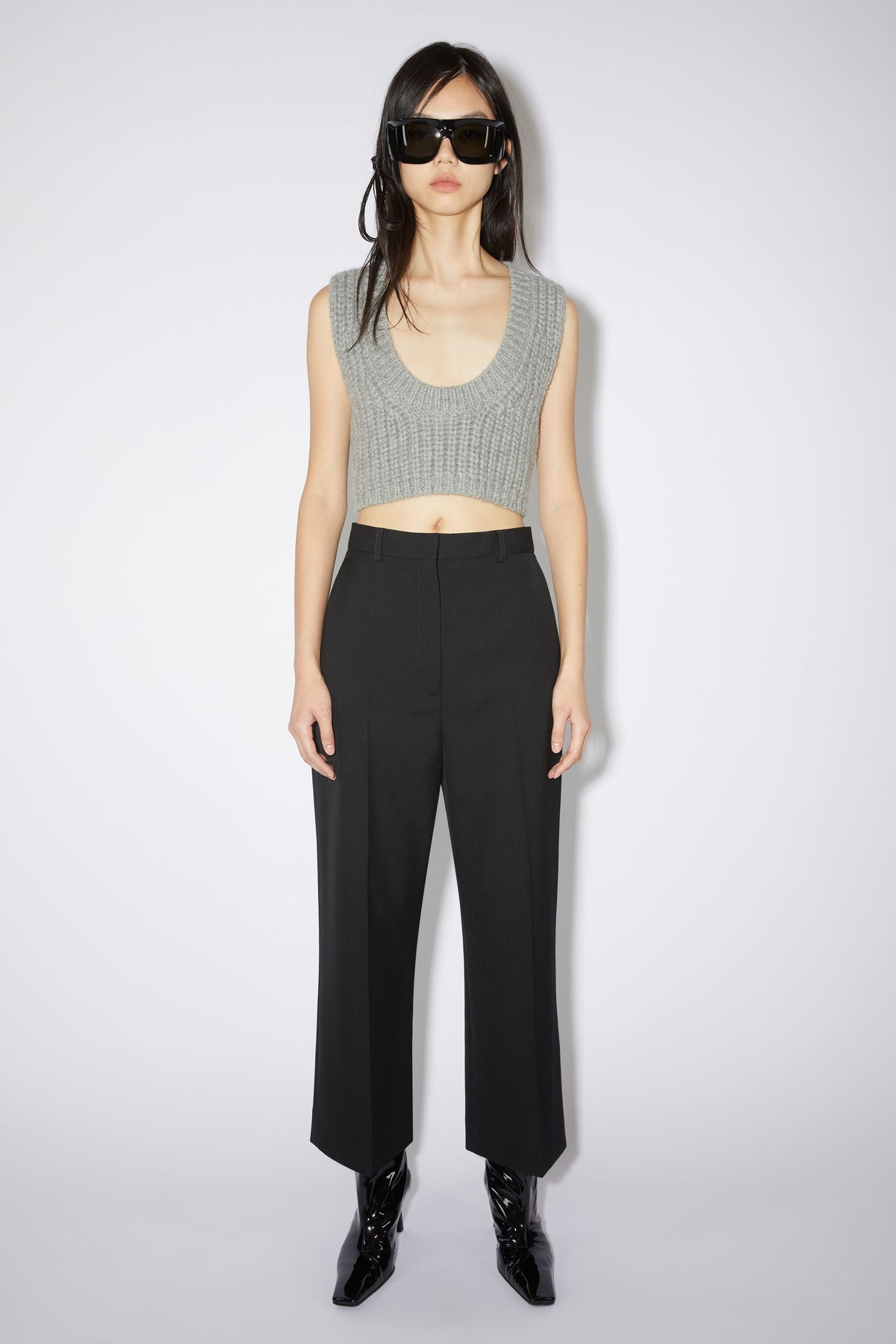 Suit Pants, Black, Hose - Lindner Fashion