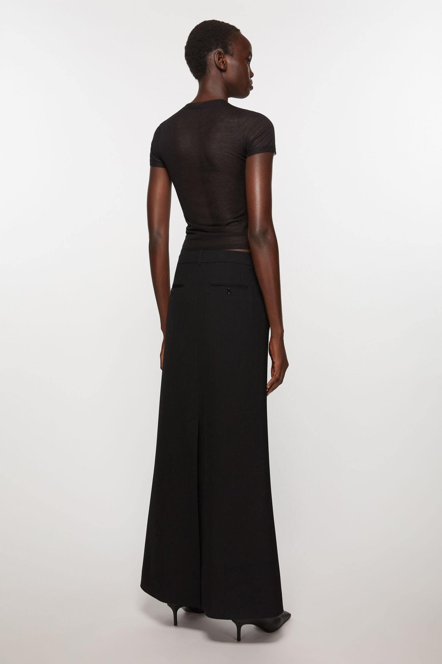 Tailored Skirt, Black, Skirt - Lindner Fashion