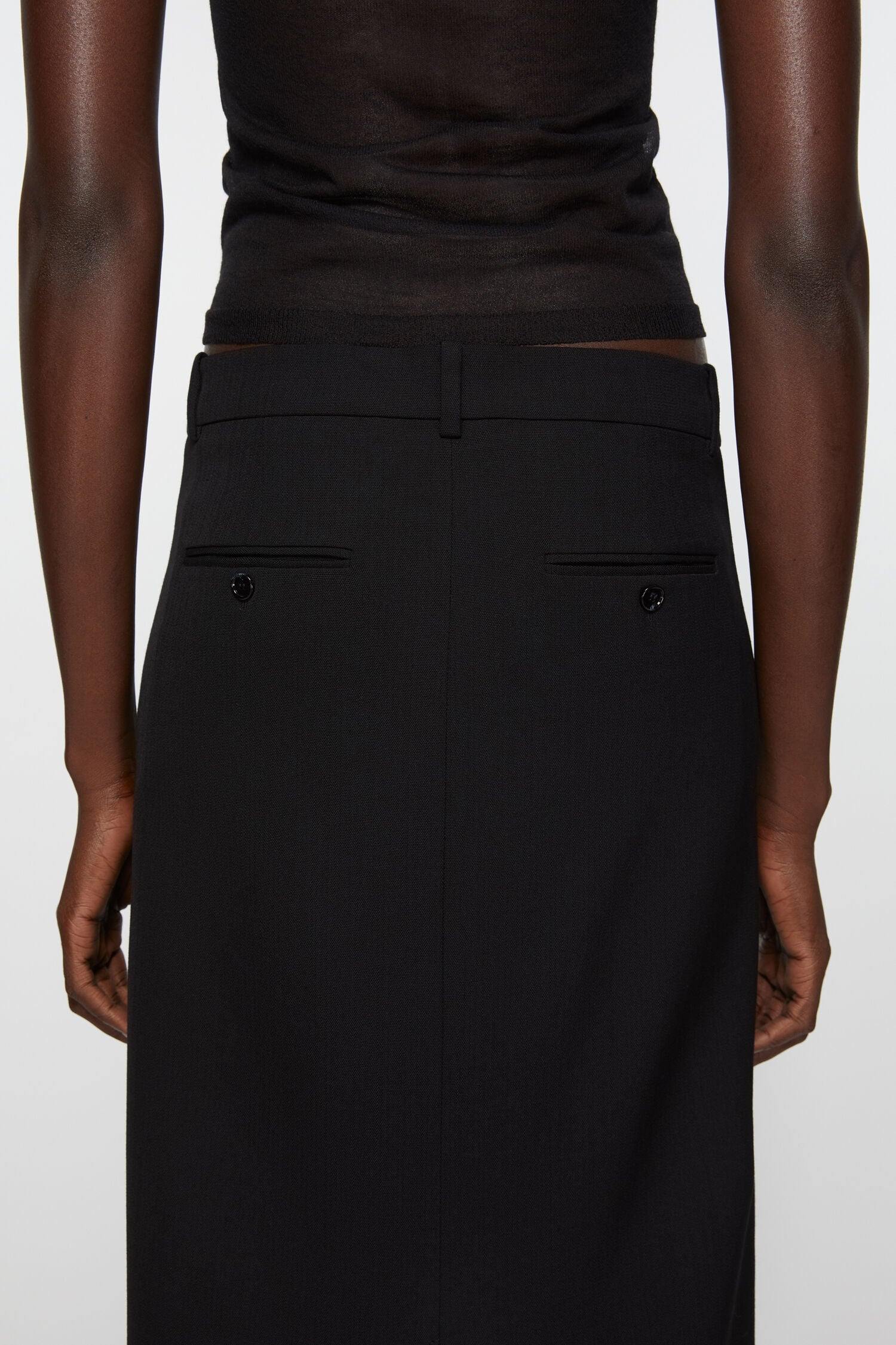 Tailored Skirt, Black, Skirt - Lindner Fashion