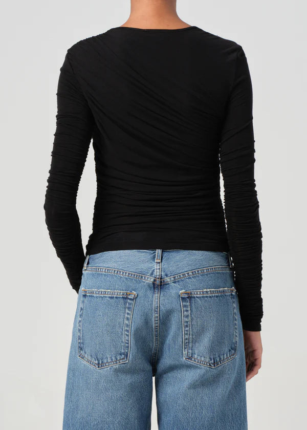 Tania, Black, Langarm - Lindner Fashion