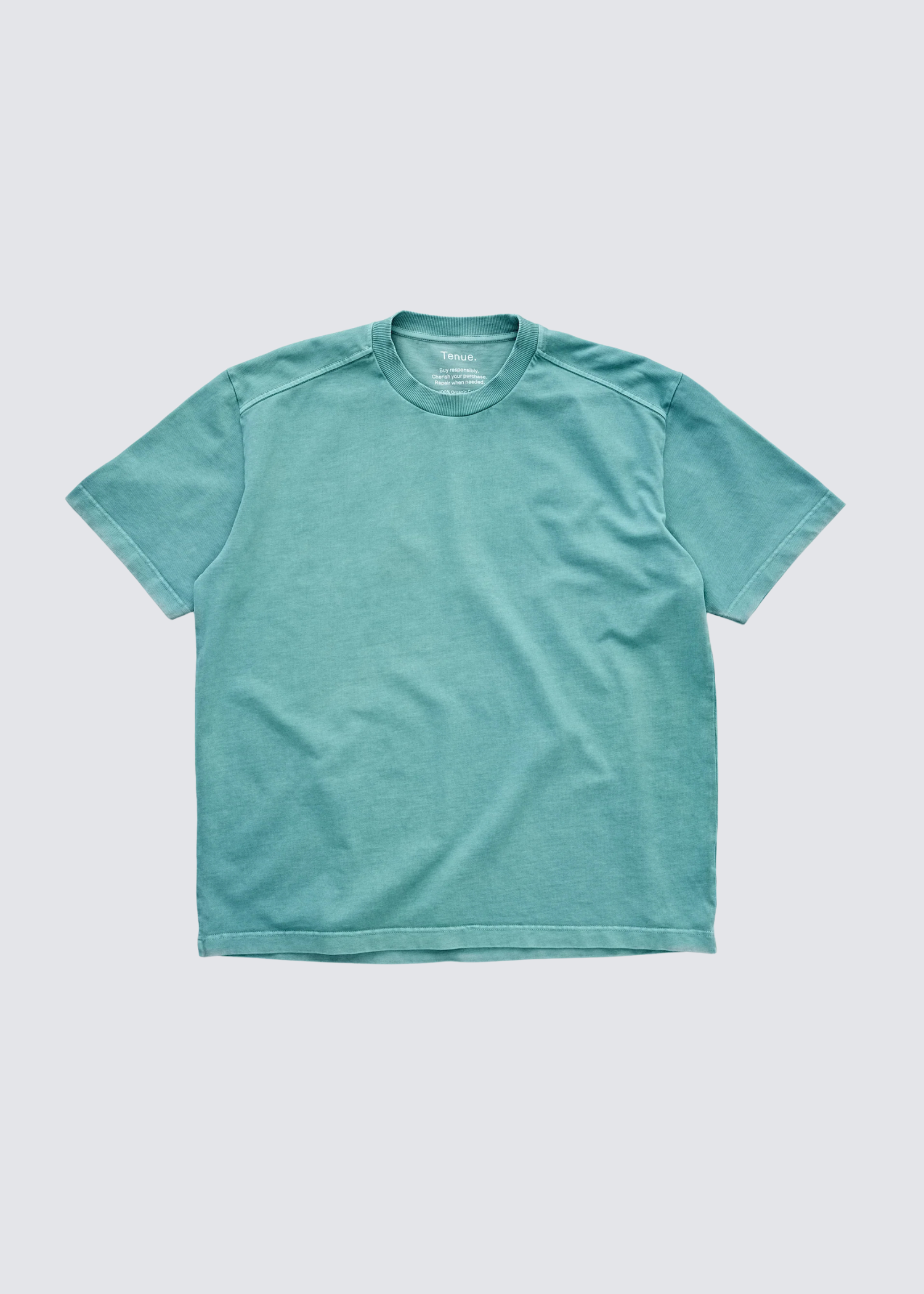 Tenue grünes T-Shirt aus Baumwolle - Flatshot 