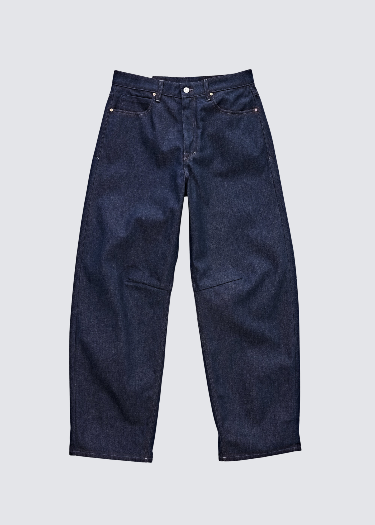 Tenue dunkelblaue Jeans aus Baumwolle - Flatshot